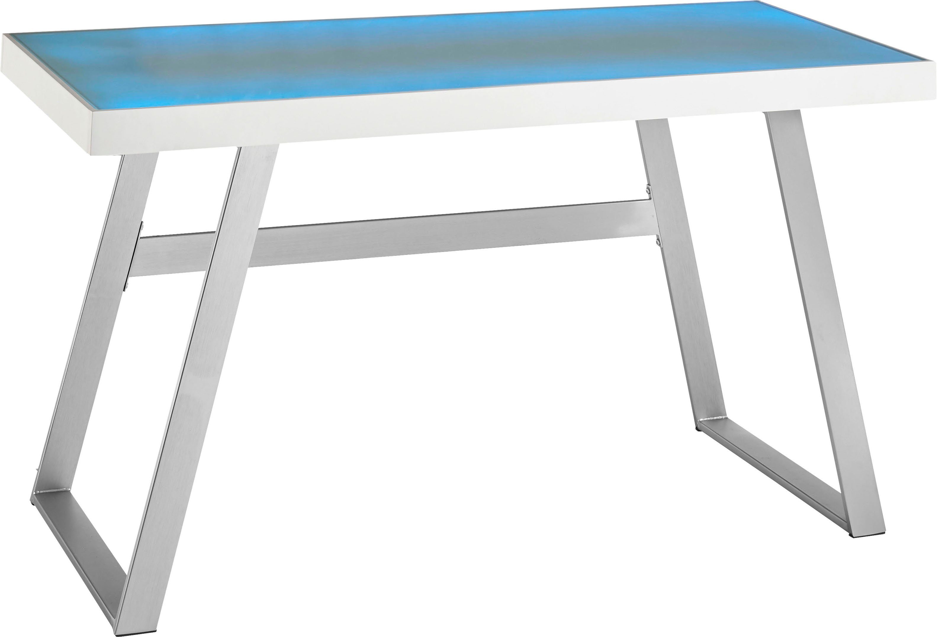 MCA furniture Bureau Tiflis met rgb-ledverlichting incl. afstandsbediening, breedte 140 cm