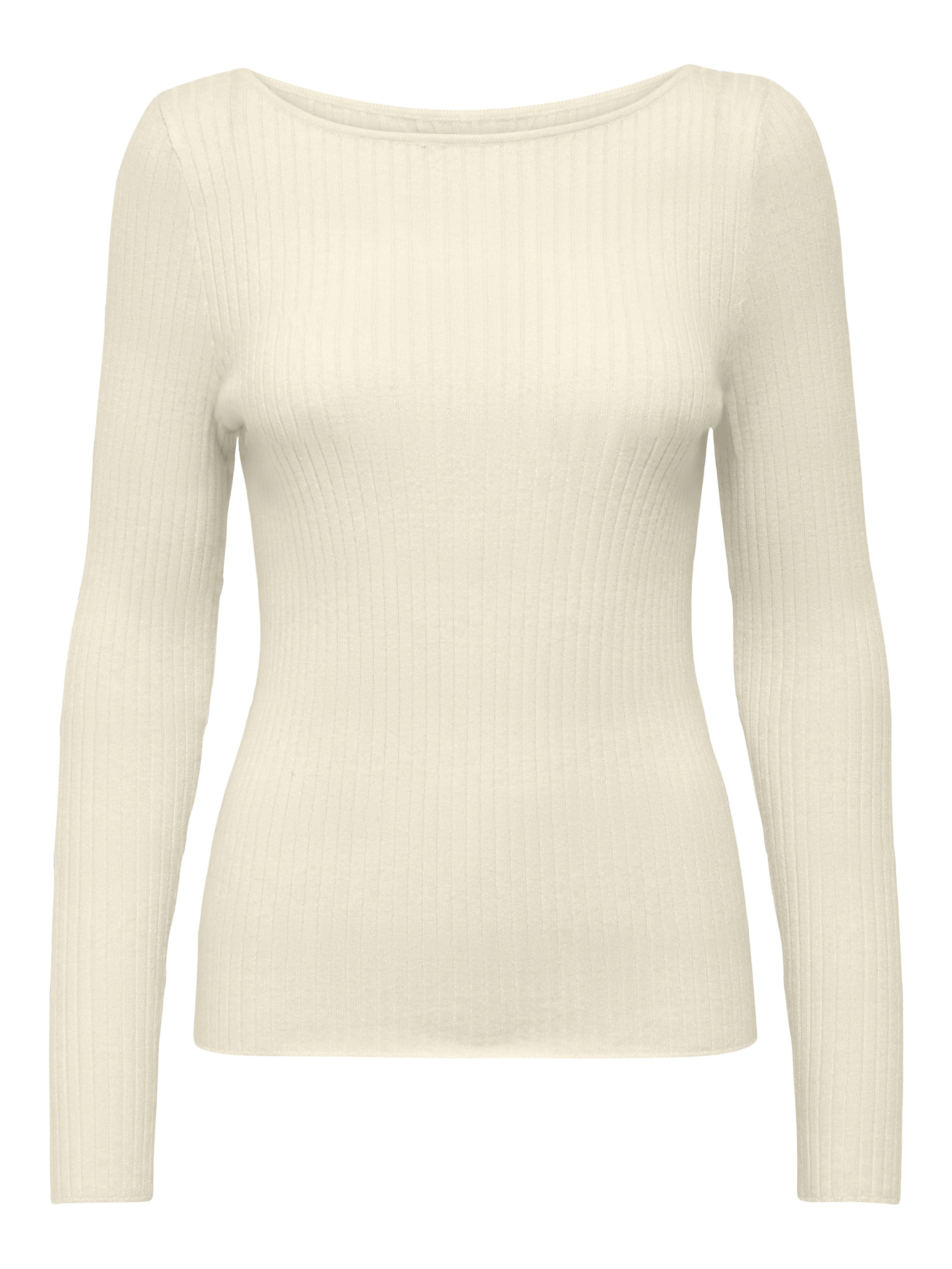 Only Gebreide trui ONLIBI LS RIB BOATNECK CC KNT
