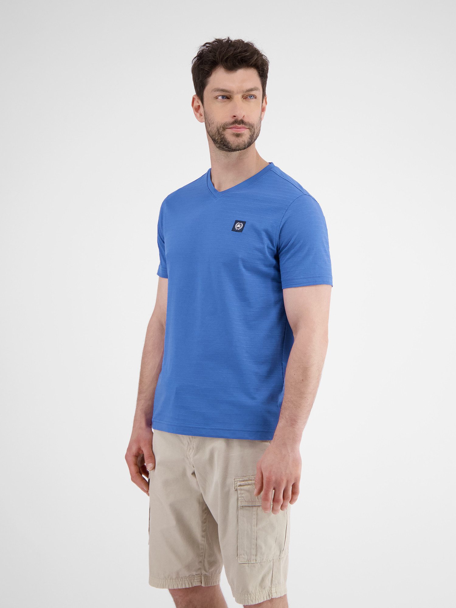 Lerros T-shirt LERROS heren T-shirt met V-hals