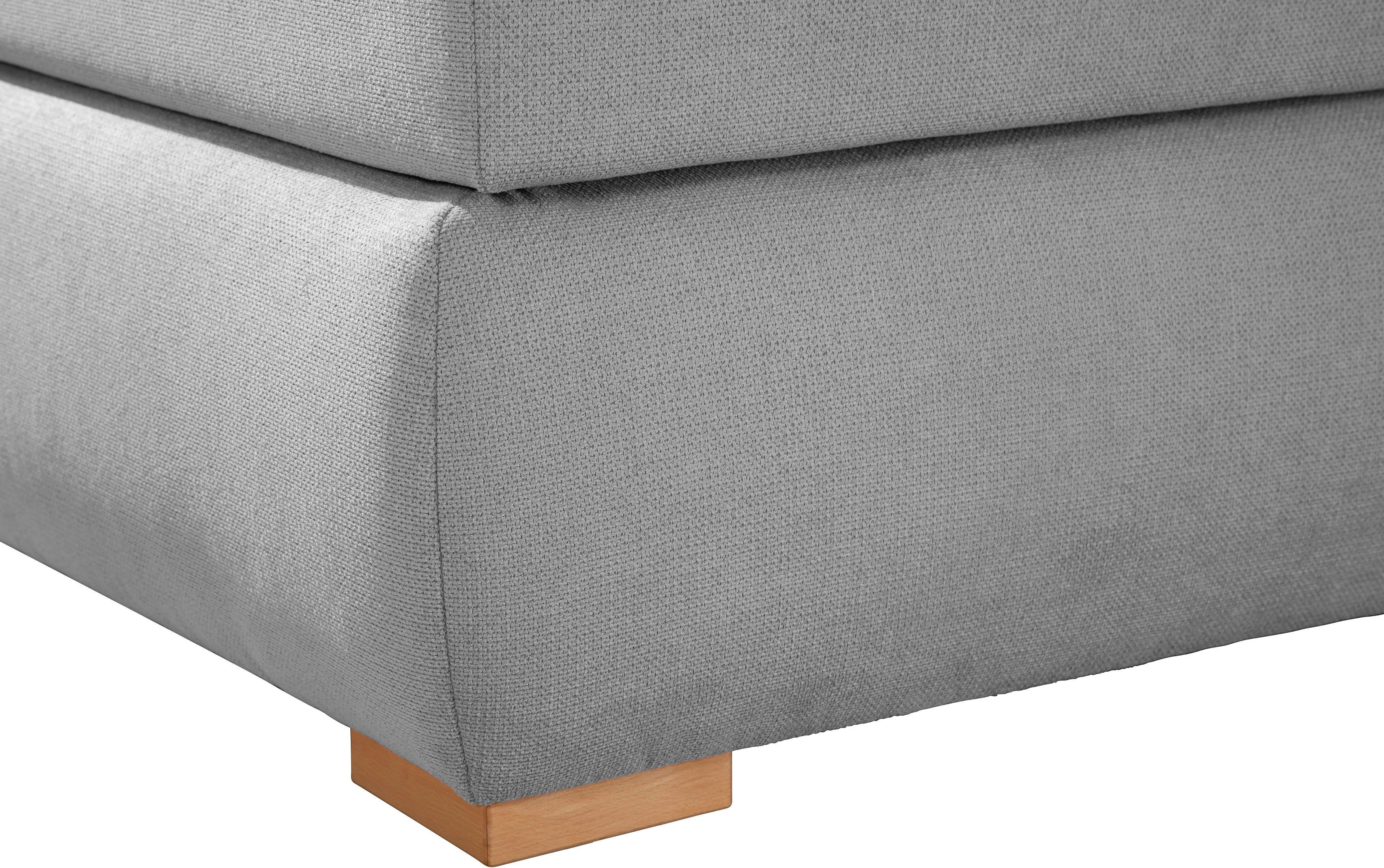 Home affaire Boxspring Breitenthal afneembare rugkussens met klittenband