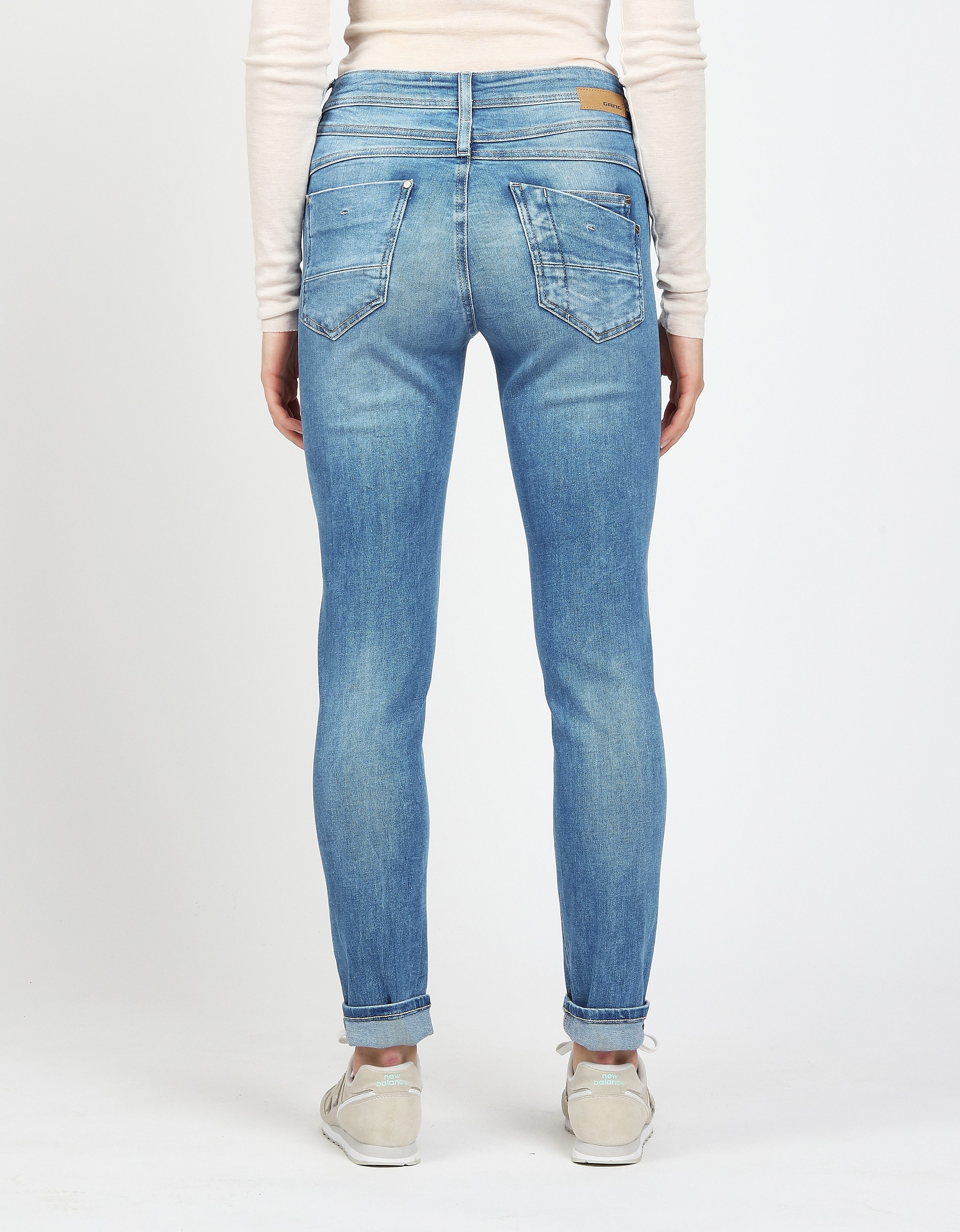 GANG Relax fit jeans 94AMELIE met dubbele rechter achterzak