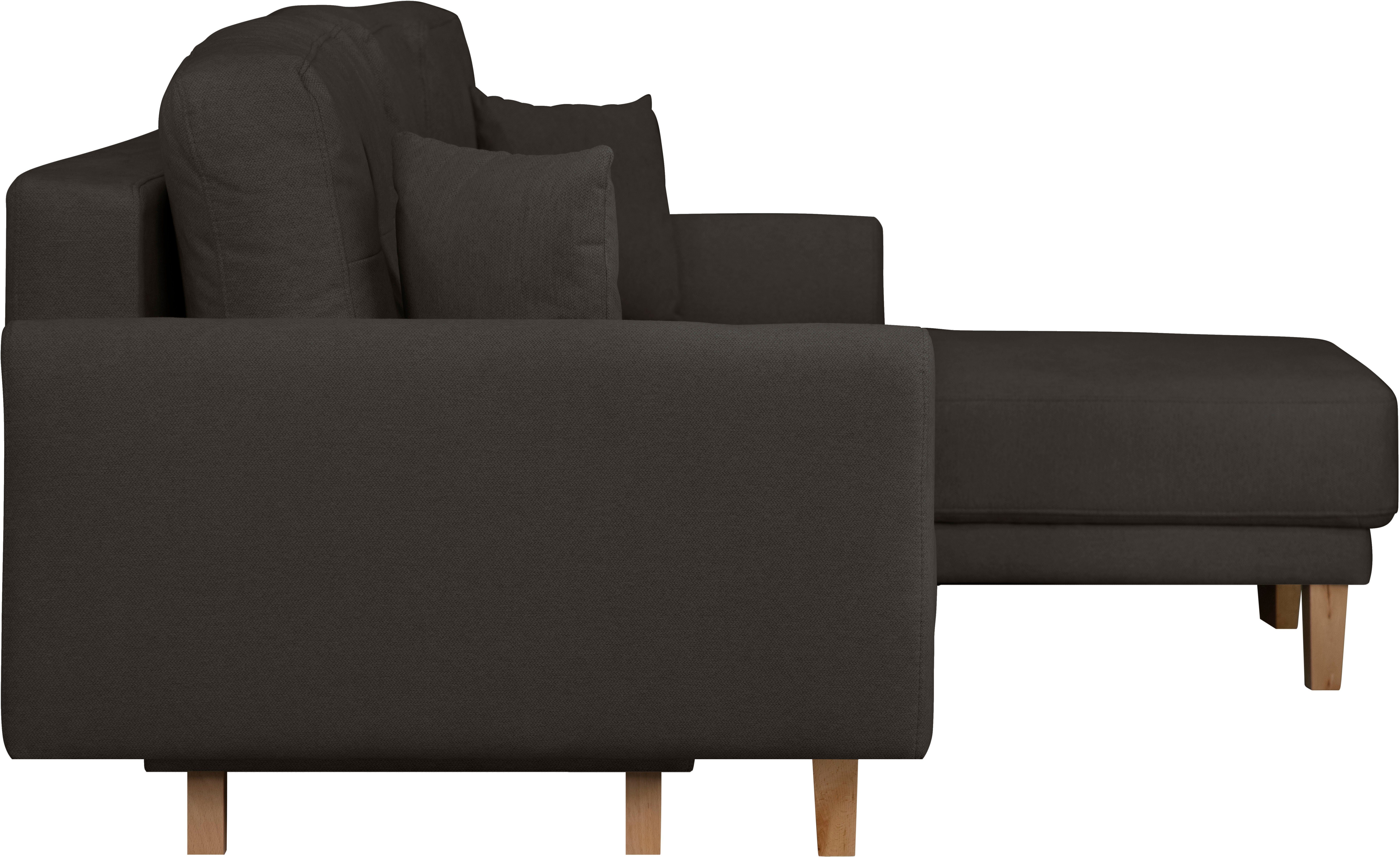 Home affaire Hoekbank TRIPLO optionele slaapbank met bedlade, afmetingen B/D/H: 234/164/89 cm