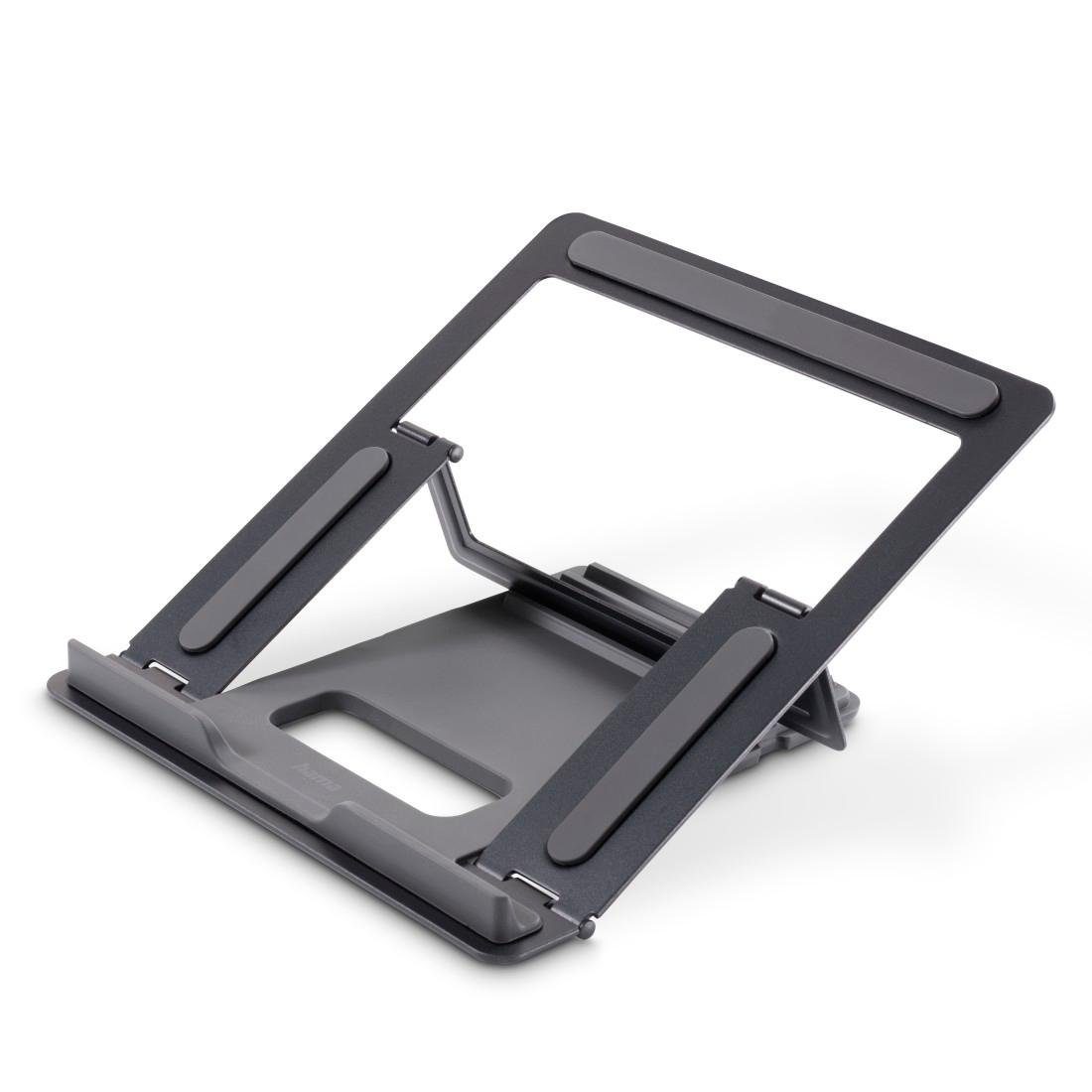 Hama Laptop standaard Notebook-standaard metaal in hoogte verstelbaar kantelbaar tot 39 cm 15,4" grijs