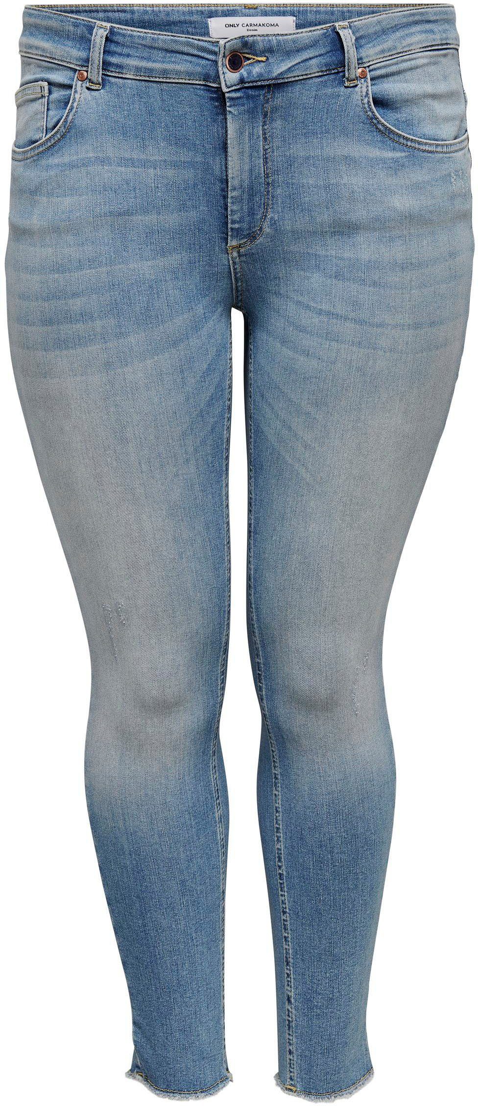 ONLY CARMAKOMA Skinny fit jeans CARWILLY REG SK ANK DNM REA1467 NOOS
