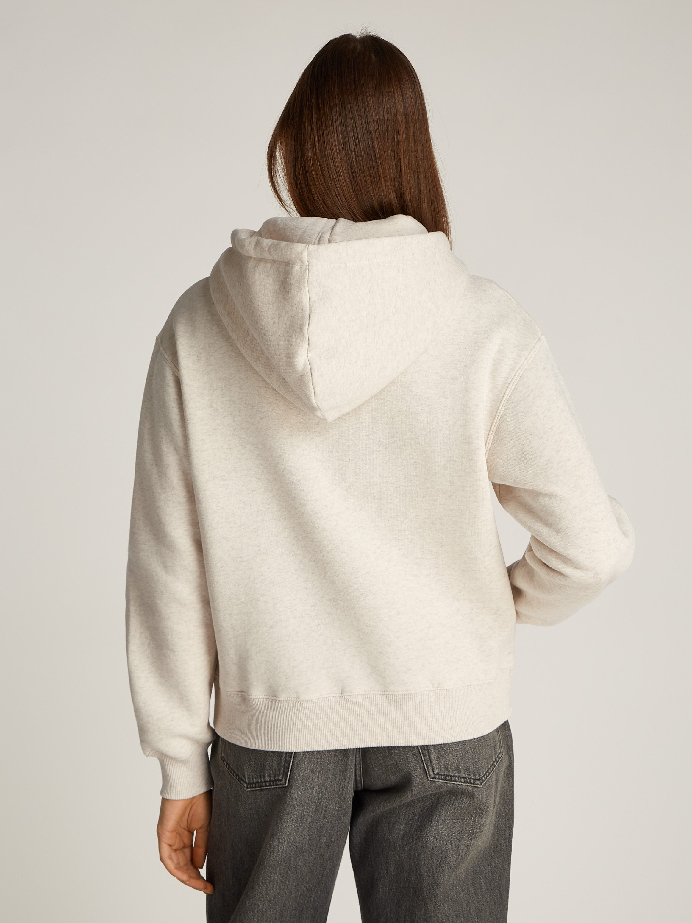 Tommy Hilfiger Hoodie MDRN REG CORP LOGO HOODIE met geborduurd logo-opschrift