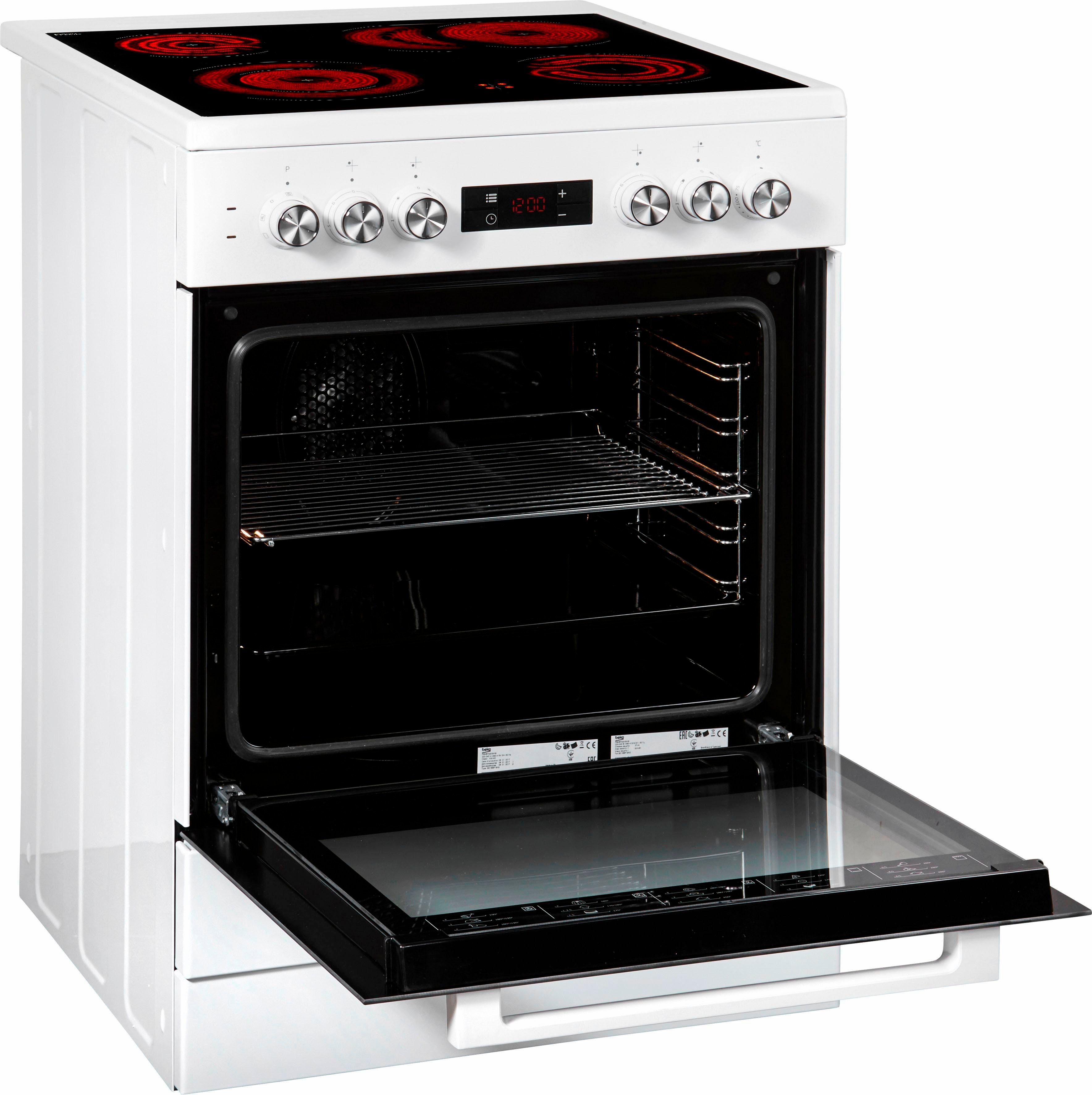 BEKO Vrijstaand elektrisch fornuis FSM67320G met restwarmteindicator nu online bestellen OTTO