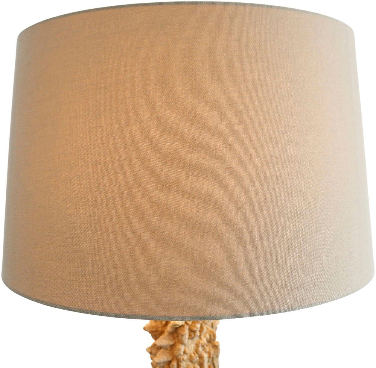 SalesFever Staande lamp Pandora handgemaakt, met linnen kap (1 stuk)