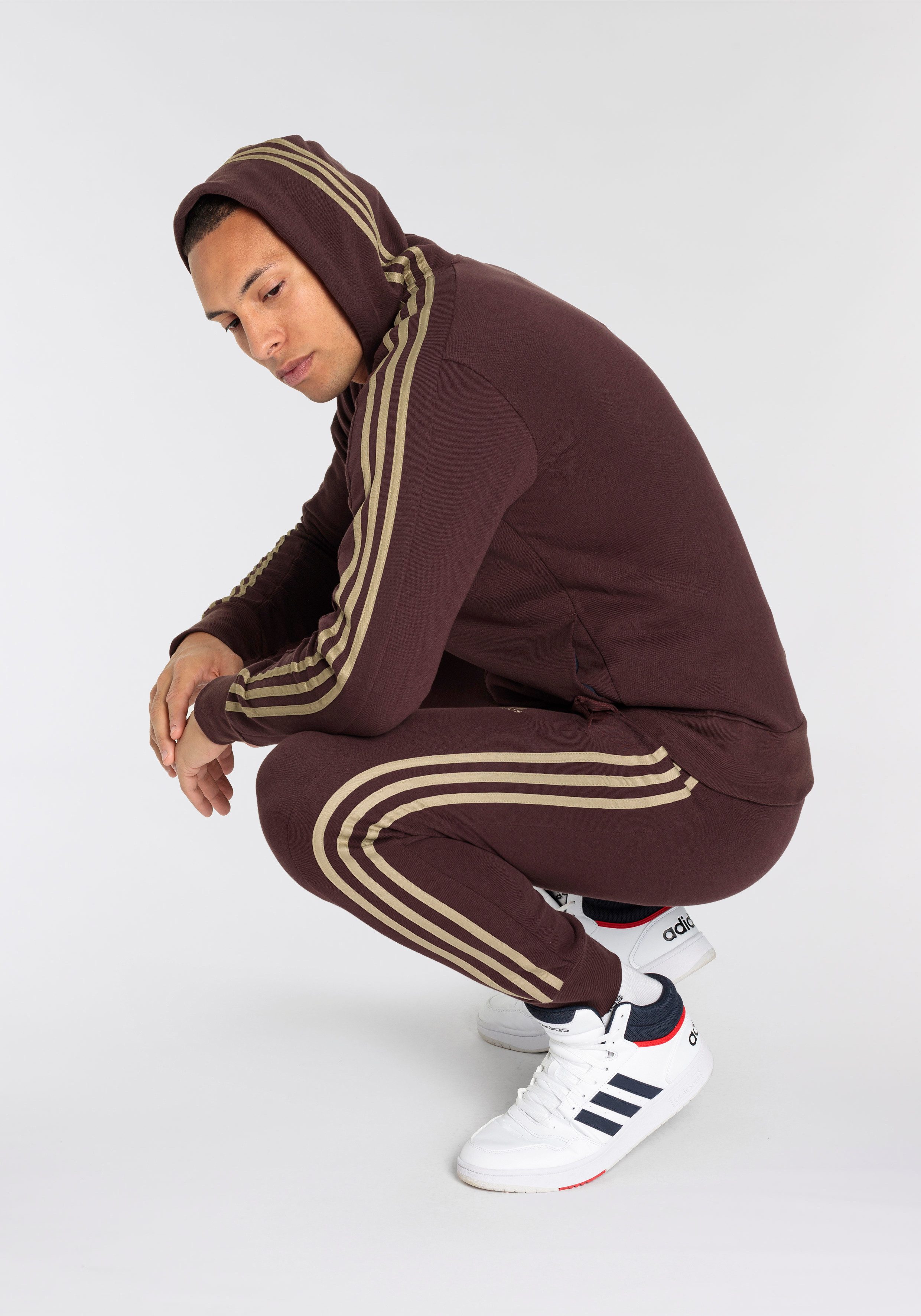 adidas Sportswear Capuchonsweatvest M 3S FT FZ HD (1-delig)