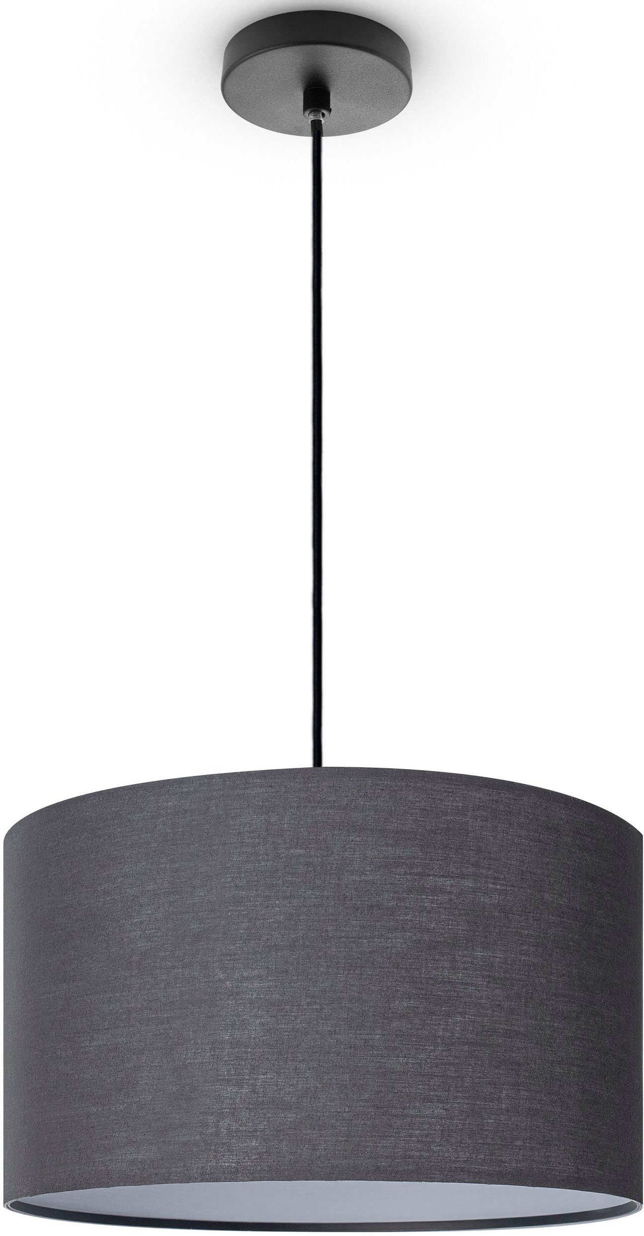 Paco Home Hanglamp Hugo uni Color Plafondlamp LED woonkamer en slaapkamer, effen kleuren, decoratie E27