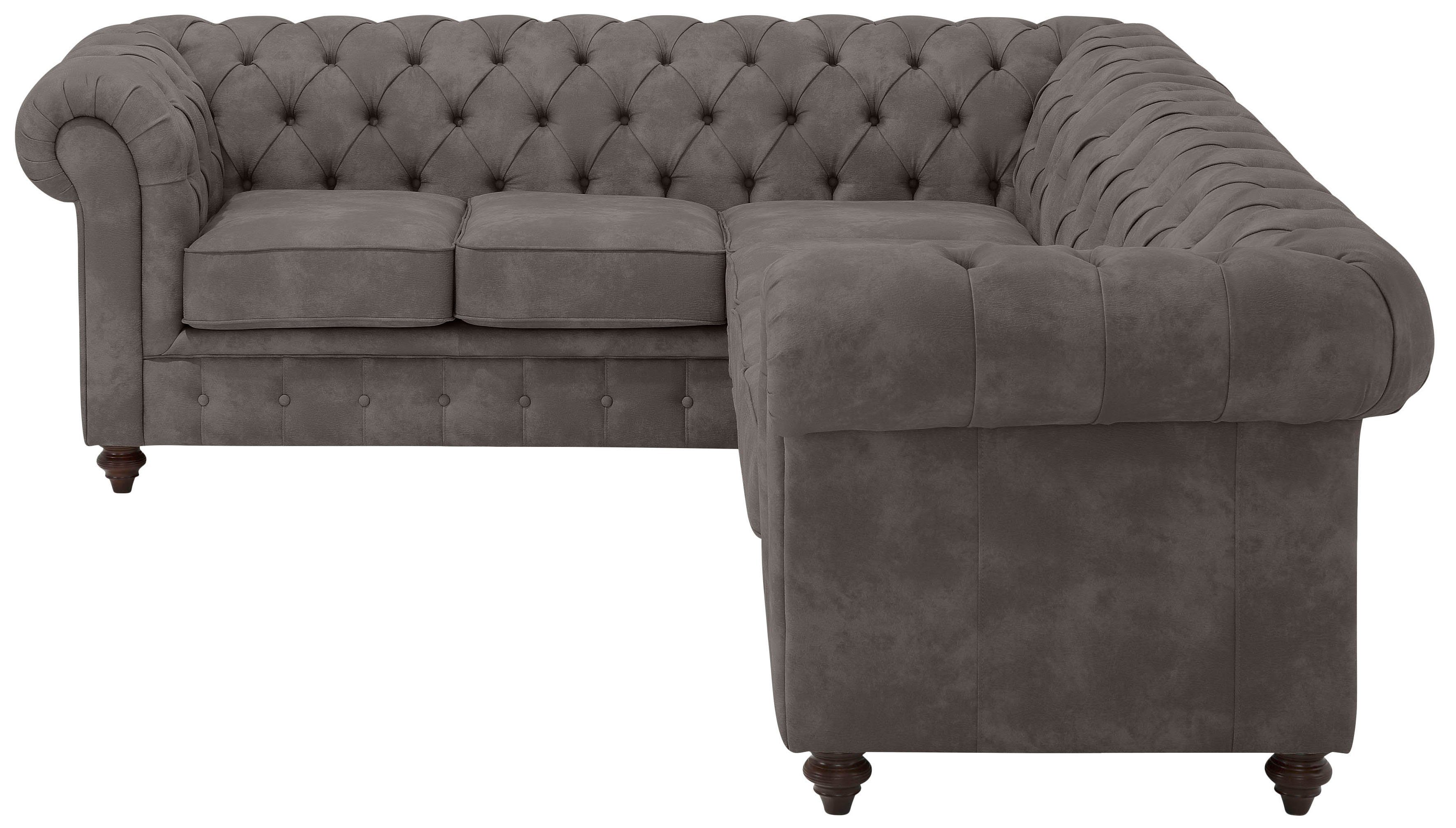 Premium collection by Home affaire Chesterfield-bank CHESTERFIELD met knoopsluiting, ook in leer