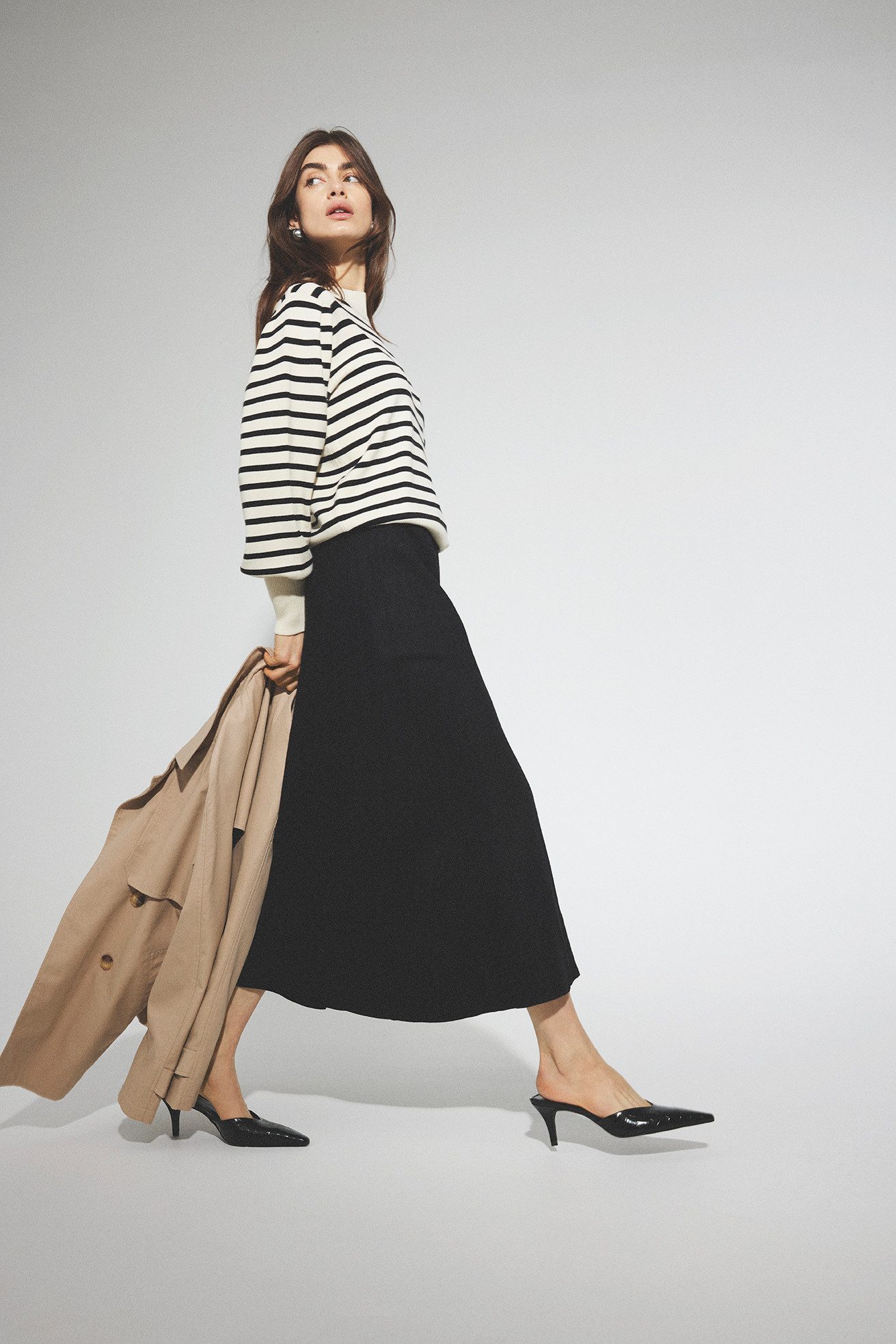 Y.A.S Gebreide trui YASFONNY LS KNIT PULLOVER S. NOOS
