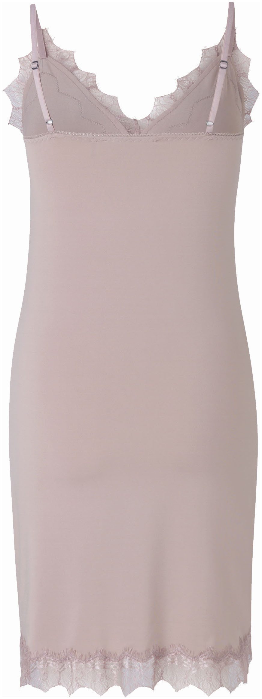 rosemunde Onderjurk Billie Strap Dress met prachtige vintage kantafwerking aan de halslijn en zoom