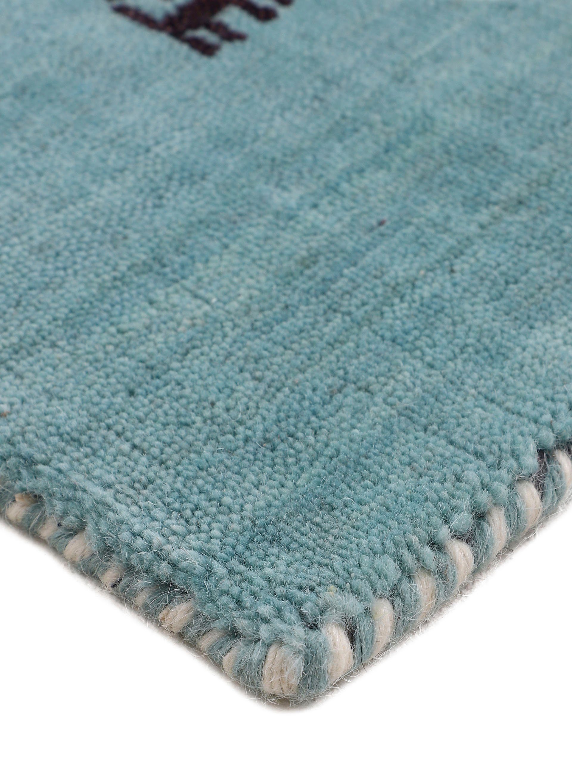 carpetfine Wollen kleed Gabbeh Uni, ook als loper verkrijgbaar