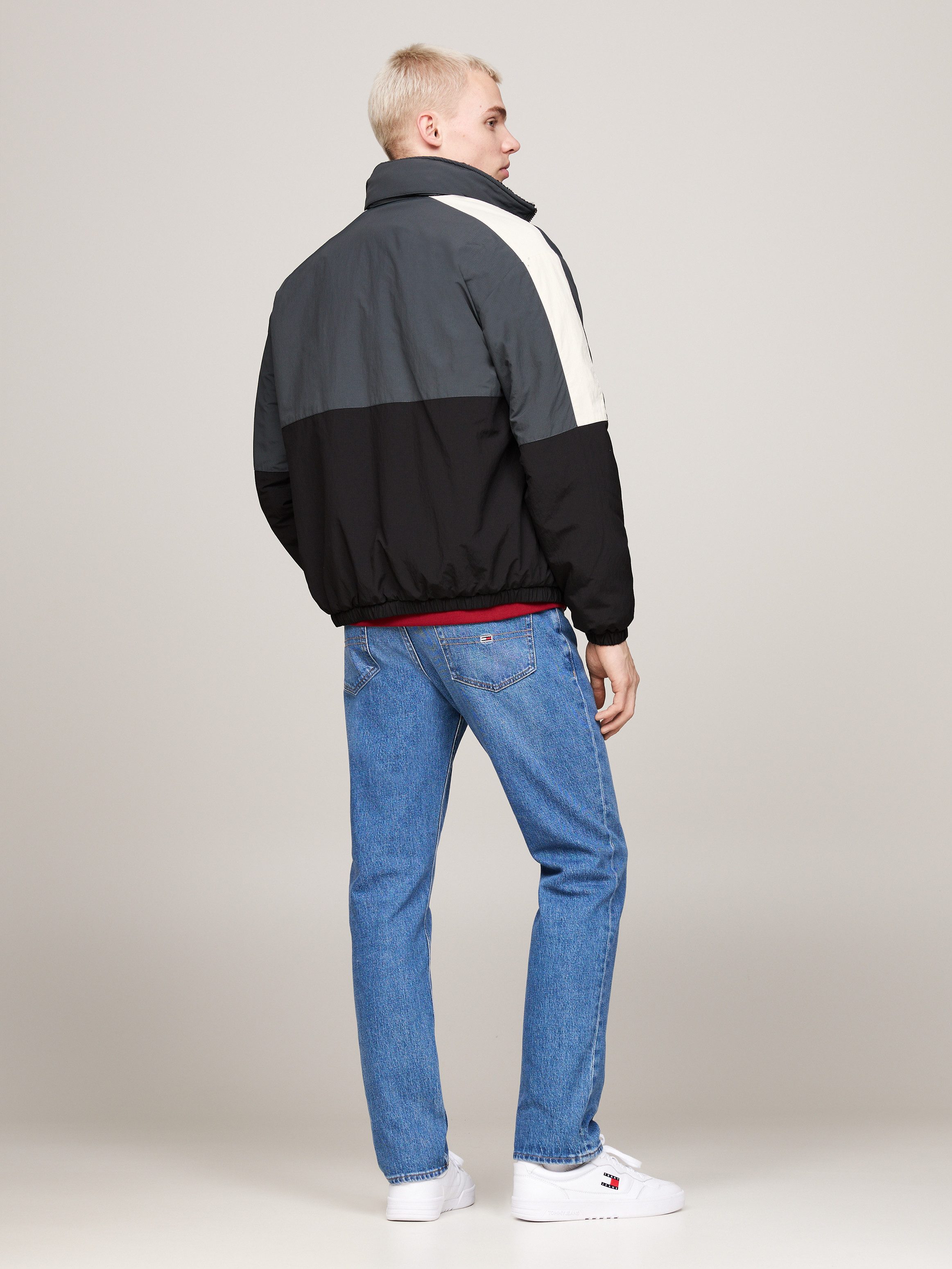 TOMMY JEANS Tweezijdig te dragen jack TJM REVERSIBLE TEDDY JACKET