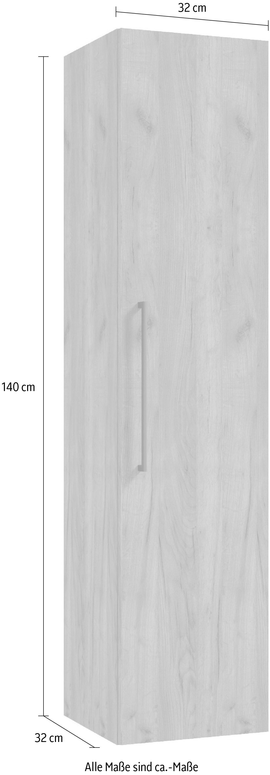welltime Hoge kast PALERMO Badkamermeubel, breedte 32 cm