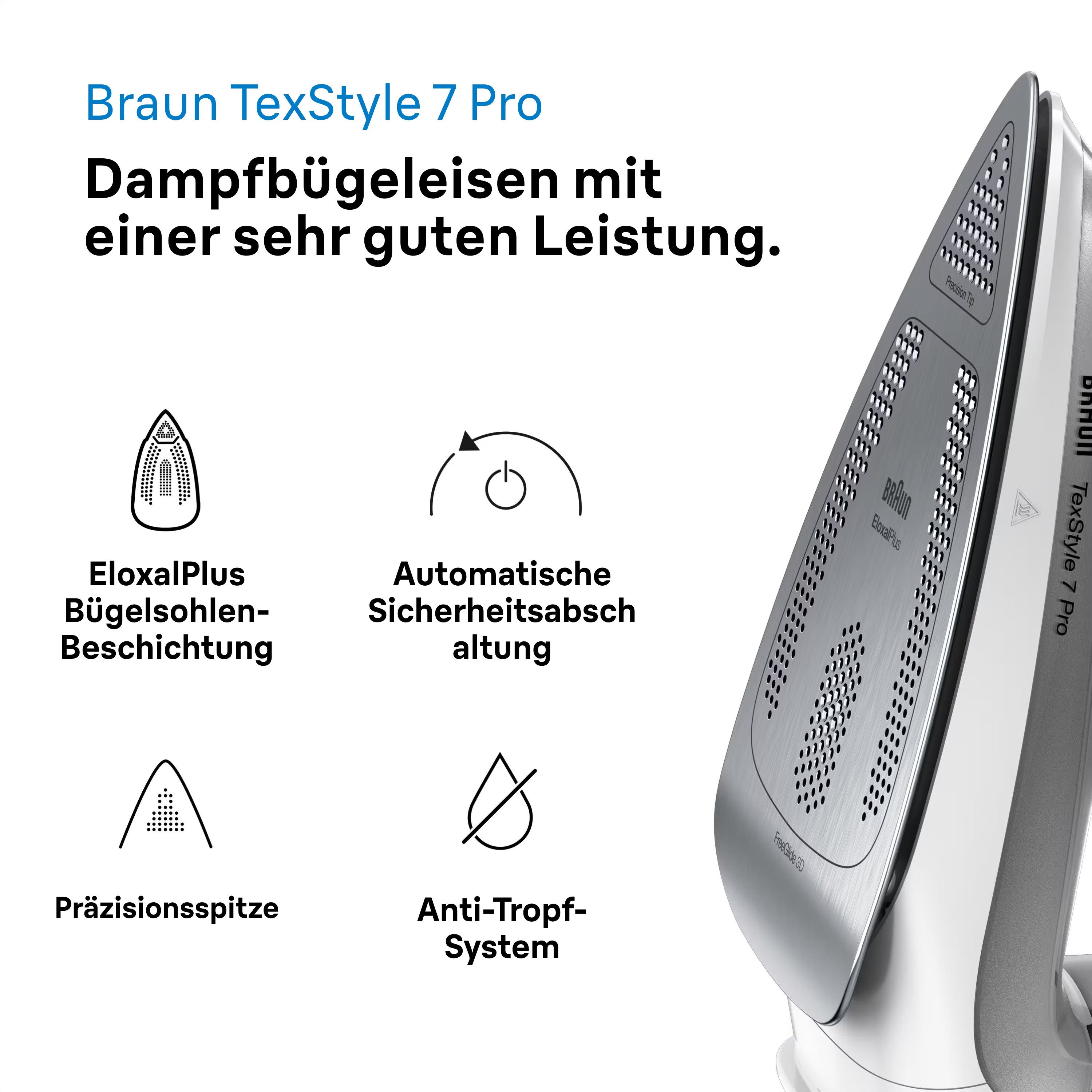 Braun Stoomstrijkijzer TexStyle SI 7149 WB