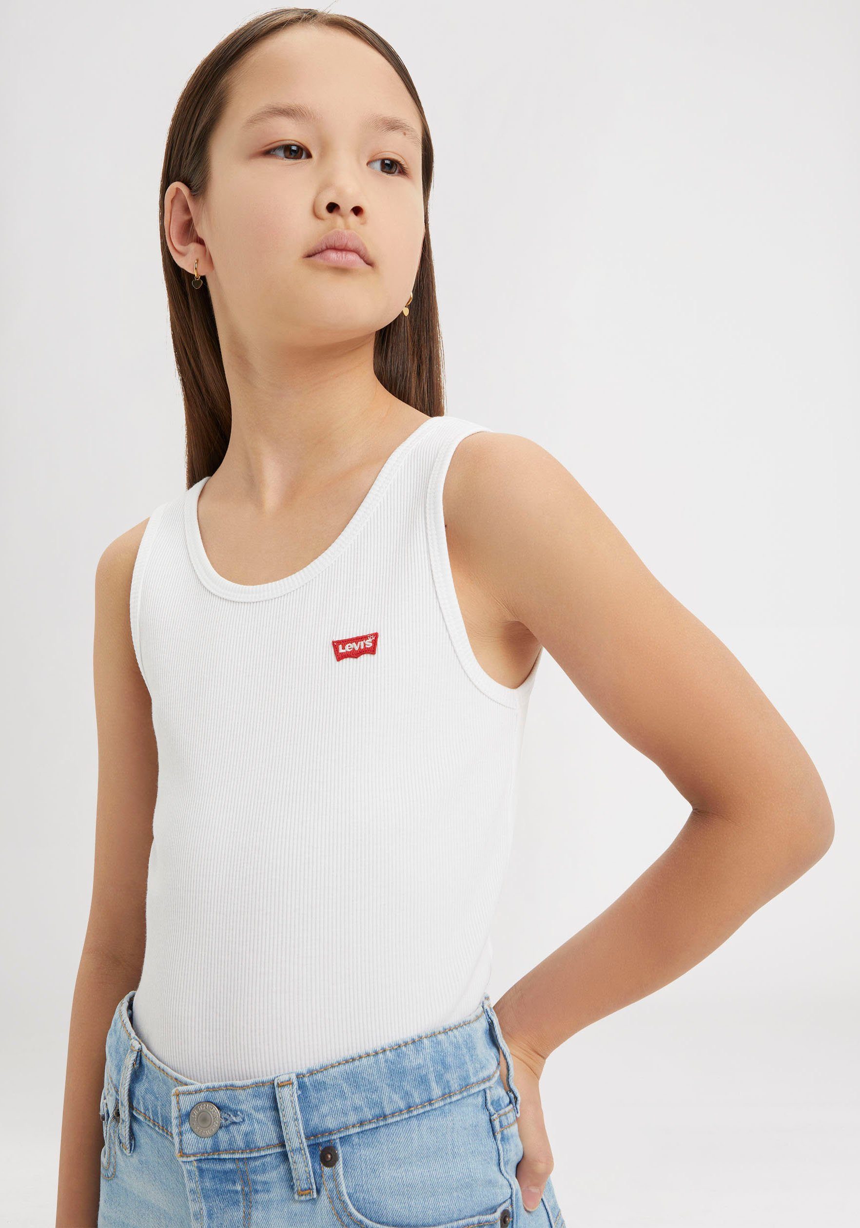 Levi's Kidswear Geribde tanktop LVG MEET AND GREET RIBBED TANK