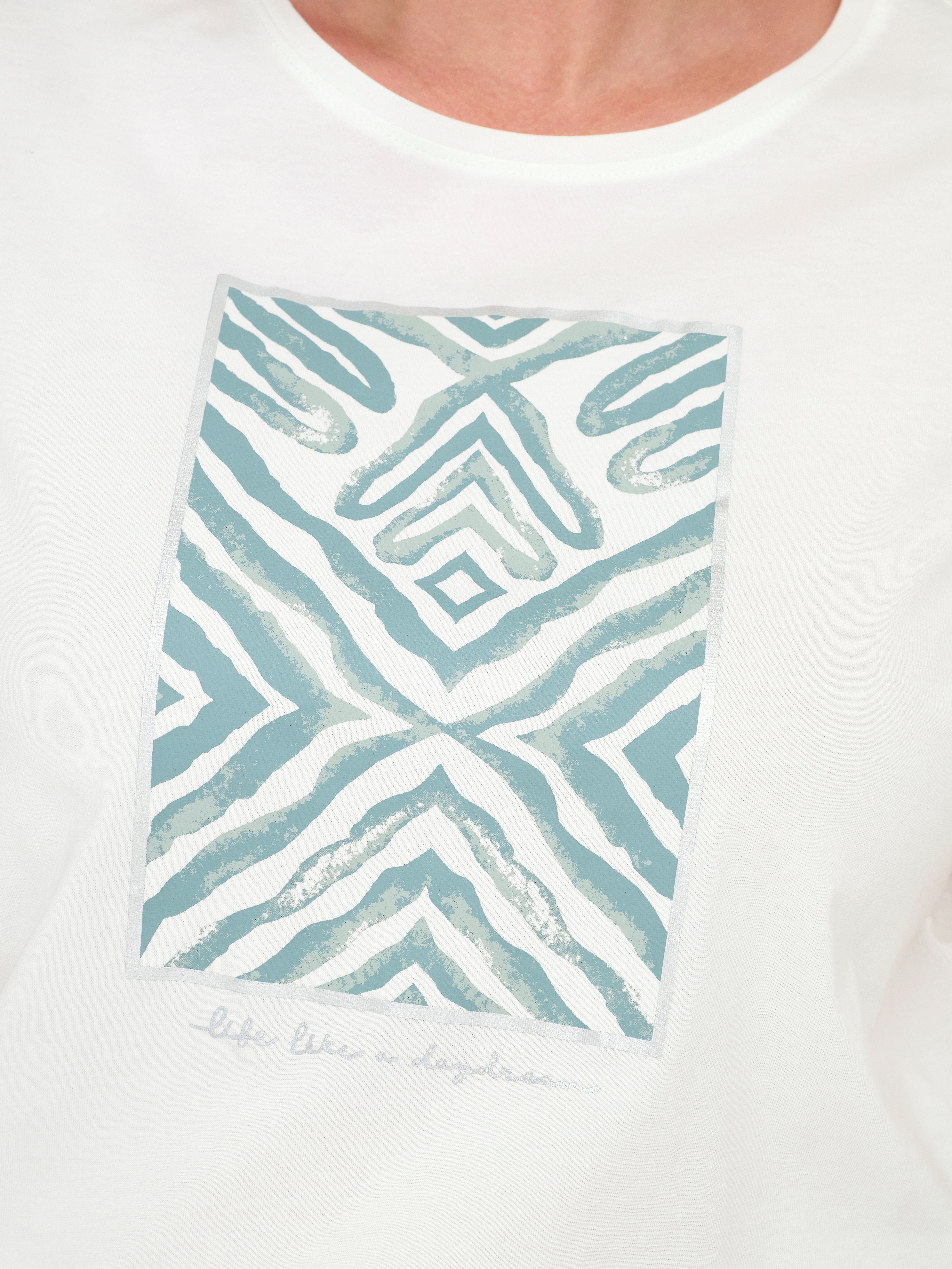 ONLY CARMAKOMA Shirt met korte mouwen CARBOOSTERY LIFE SS REG TEE JRS BS
