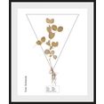 queence wanddecoratie trifolium (1 stuk) bruin