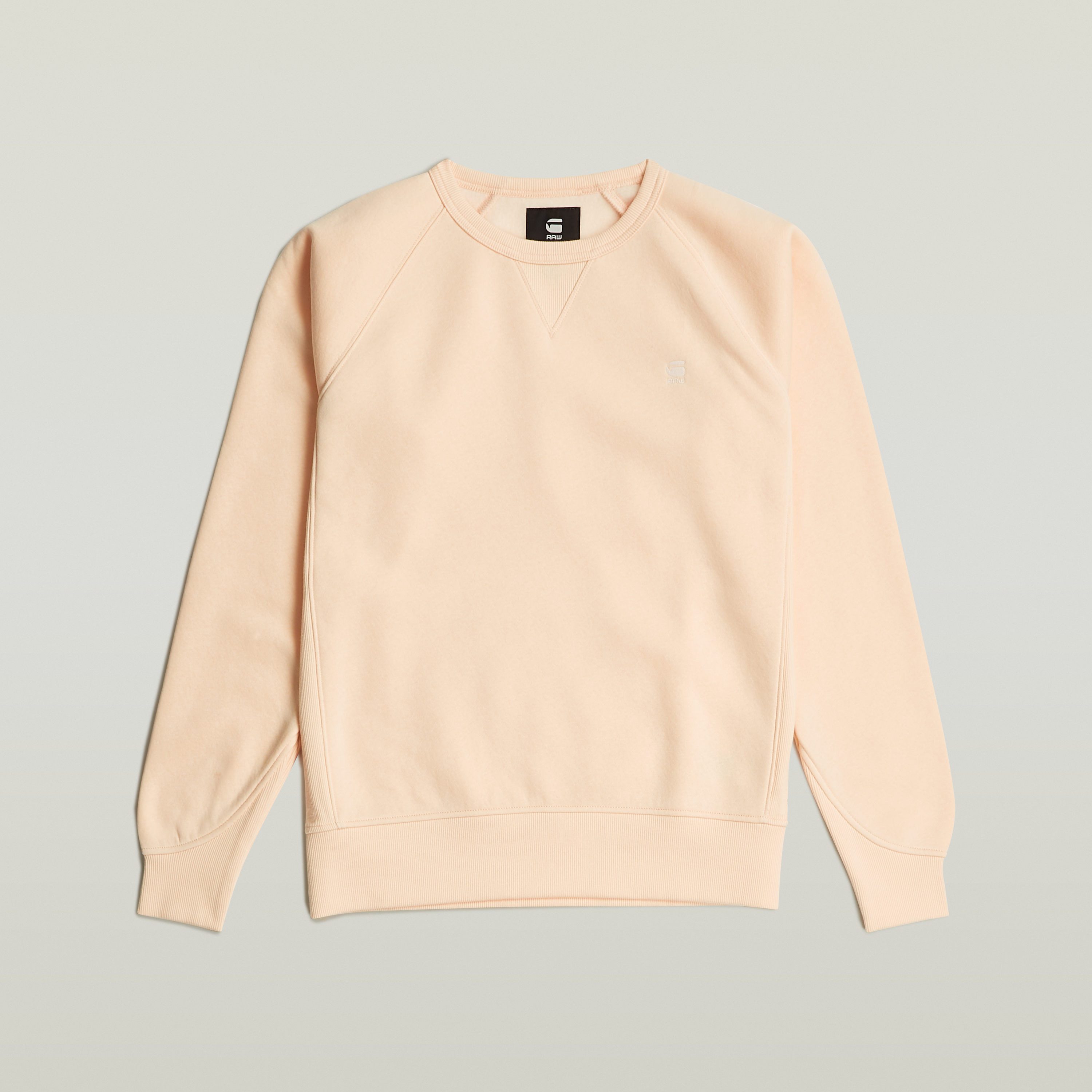 G-Star RAW Sweatshirt Premium core 2.0 met inzetstuk bij de halslijn