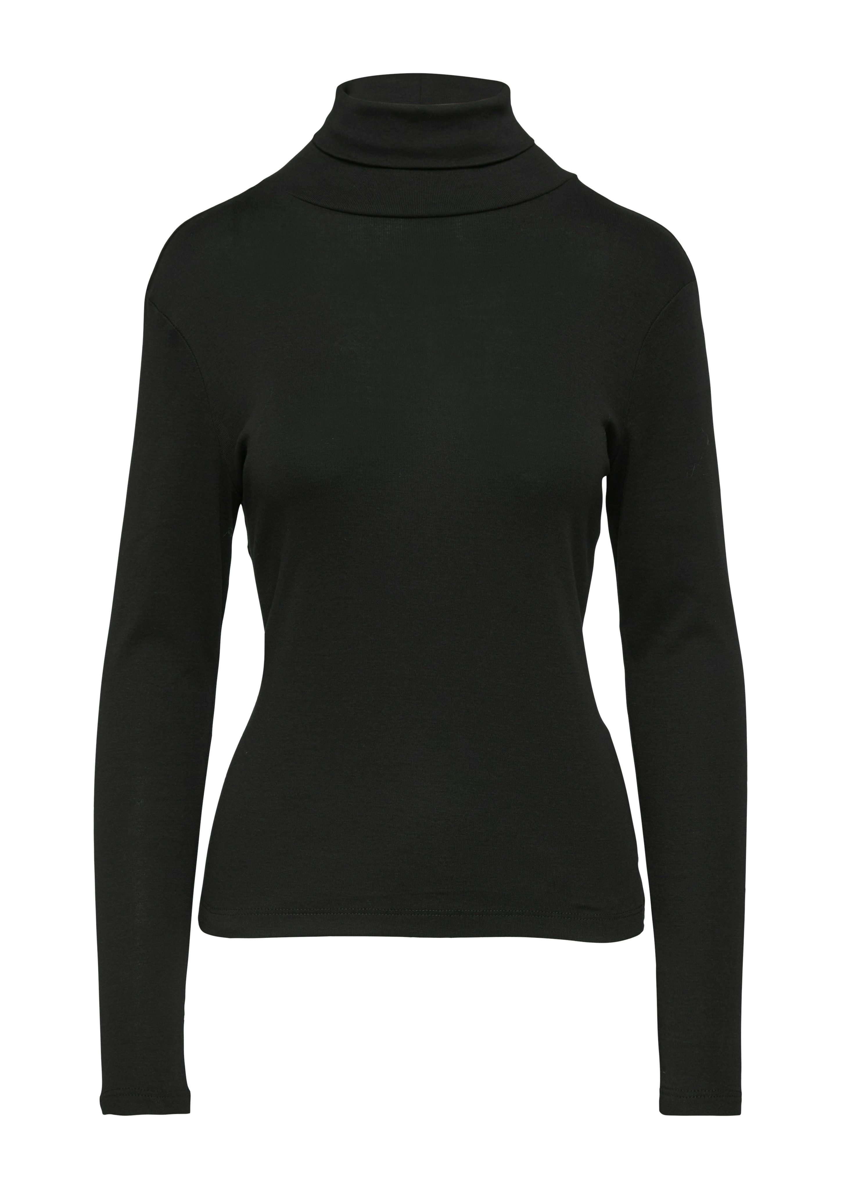 s.Oliver Colshirt in rib-look