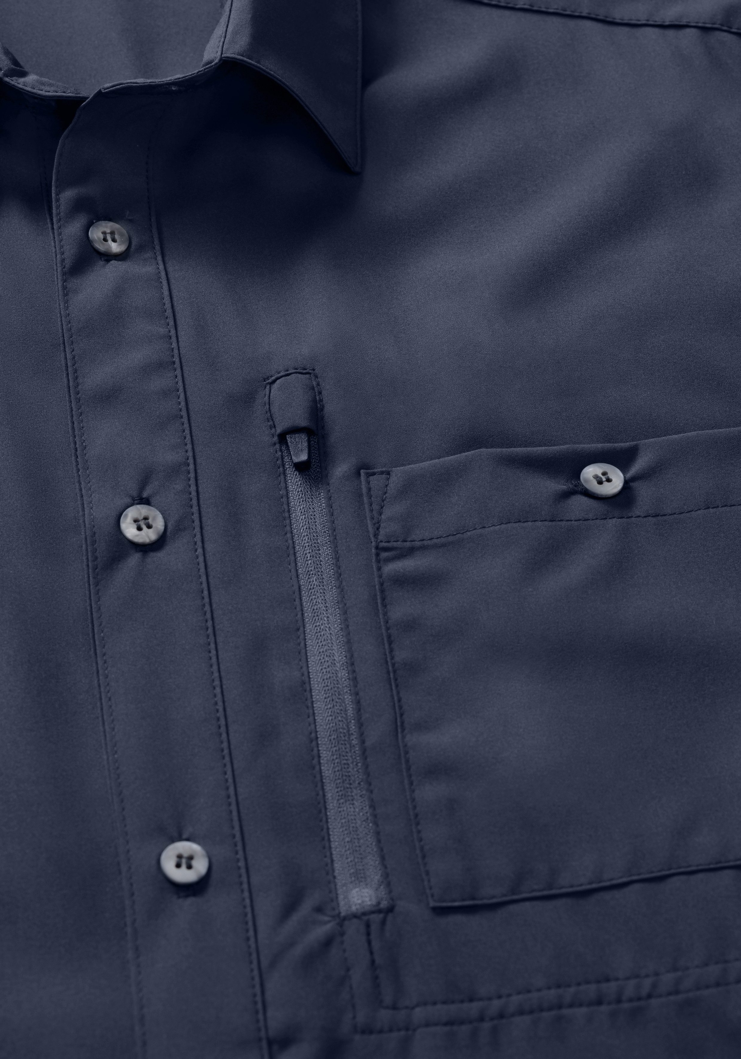 Maier Sports Functioneel shirt Magos S/S M Heren shirt korte mouwen, ademend vrijetijdsshirt, taillering