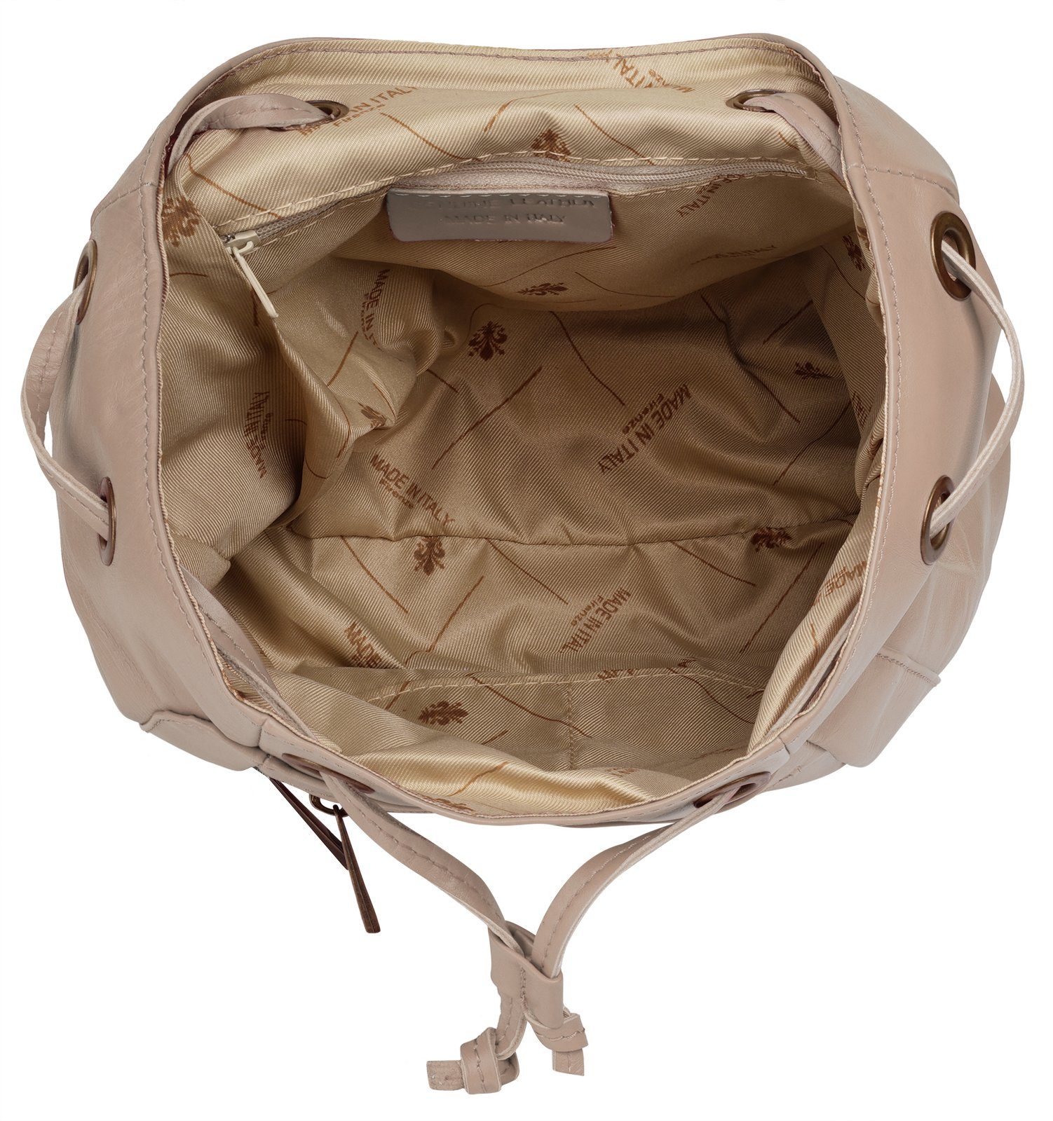 Samantha Look Rugzak echt leer, made in italy