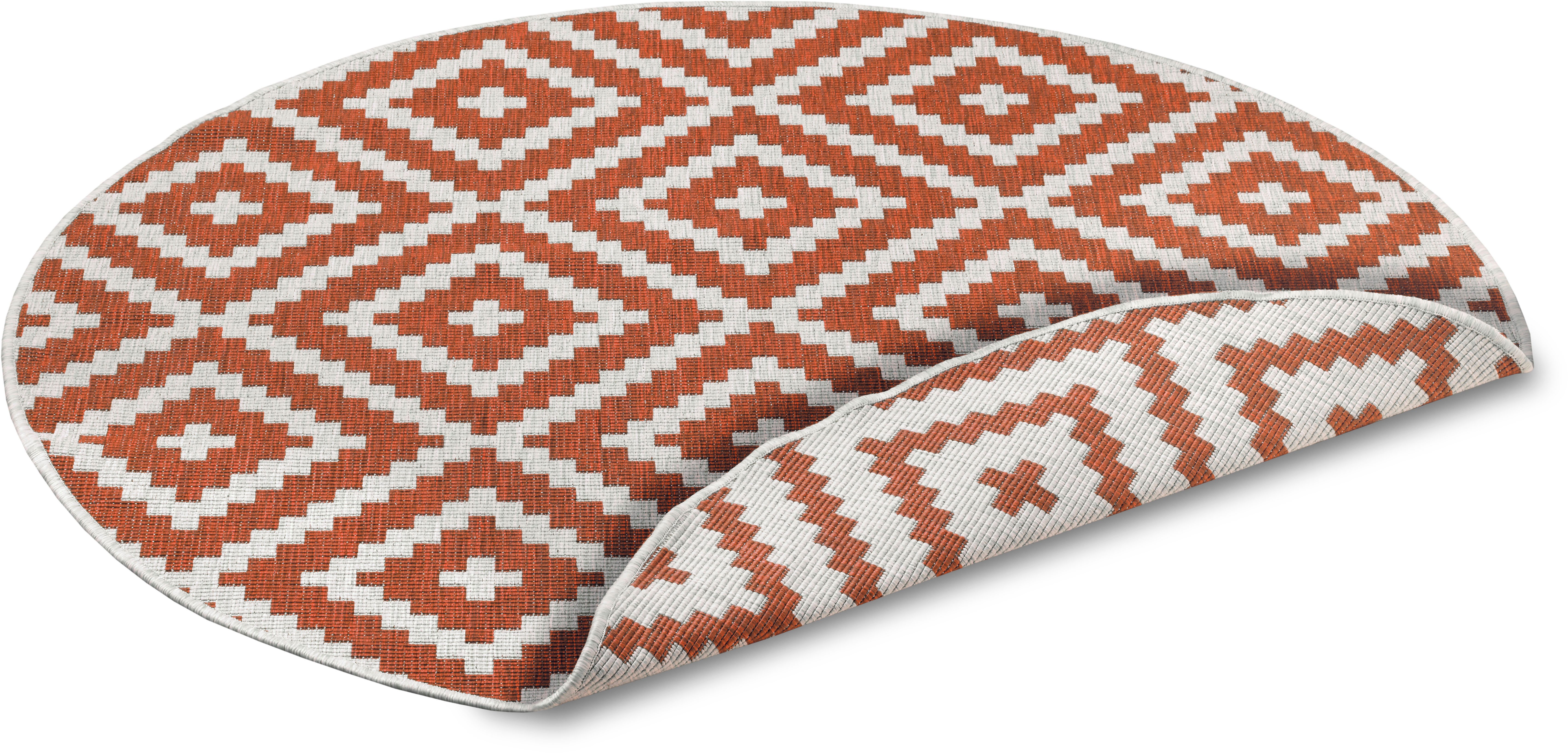 my home Vloerkleed Ronda tweezijdig te gebruiken kleed Sisal-look, platweefsel, in- en outdoor, geometrisch boho design