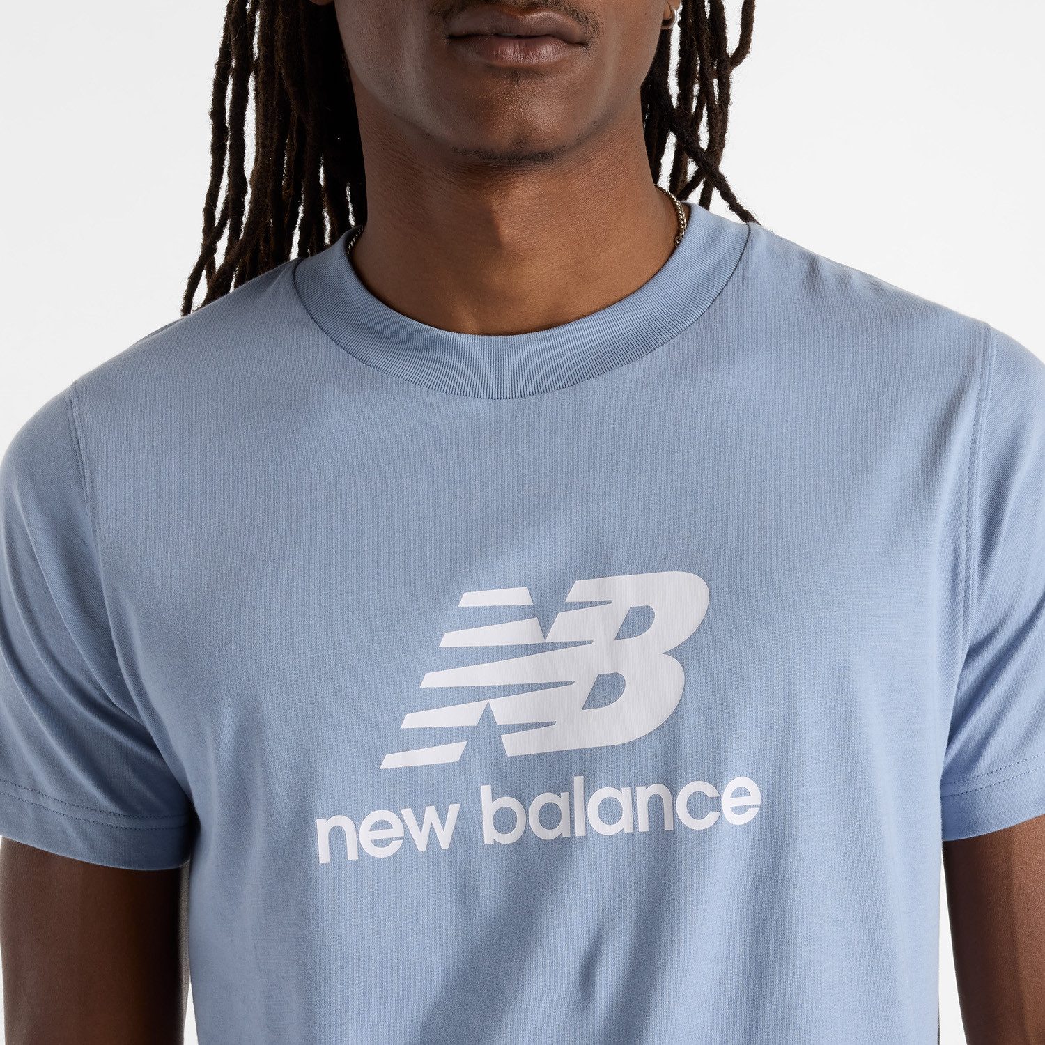 New Balance T-shirt Sport Essentials logo T-shirt NB NAVY