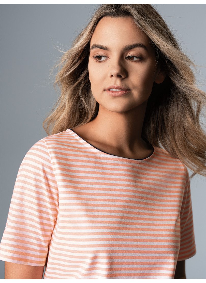Trigema T-shirt TRIGEMA T-shirt met streepjespatroon (1-delig)