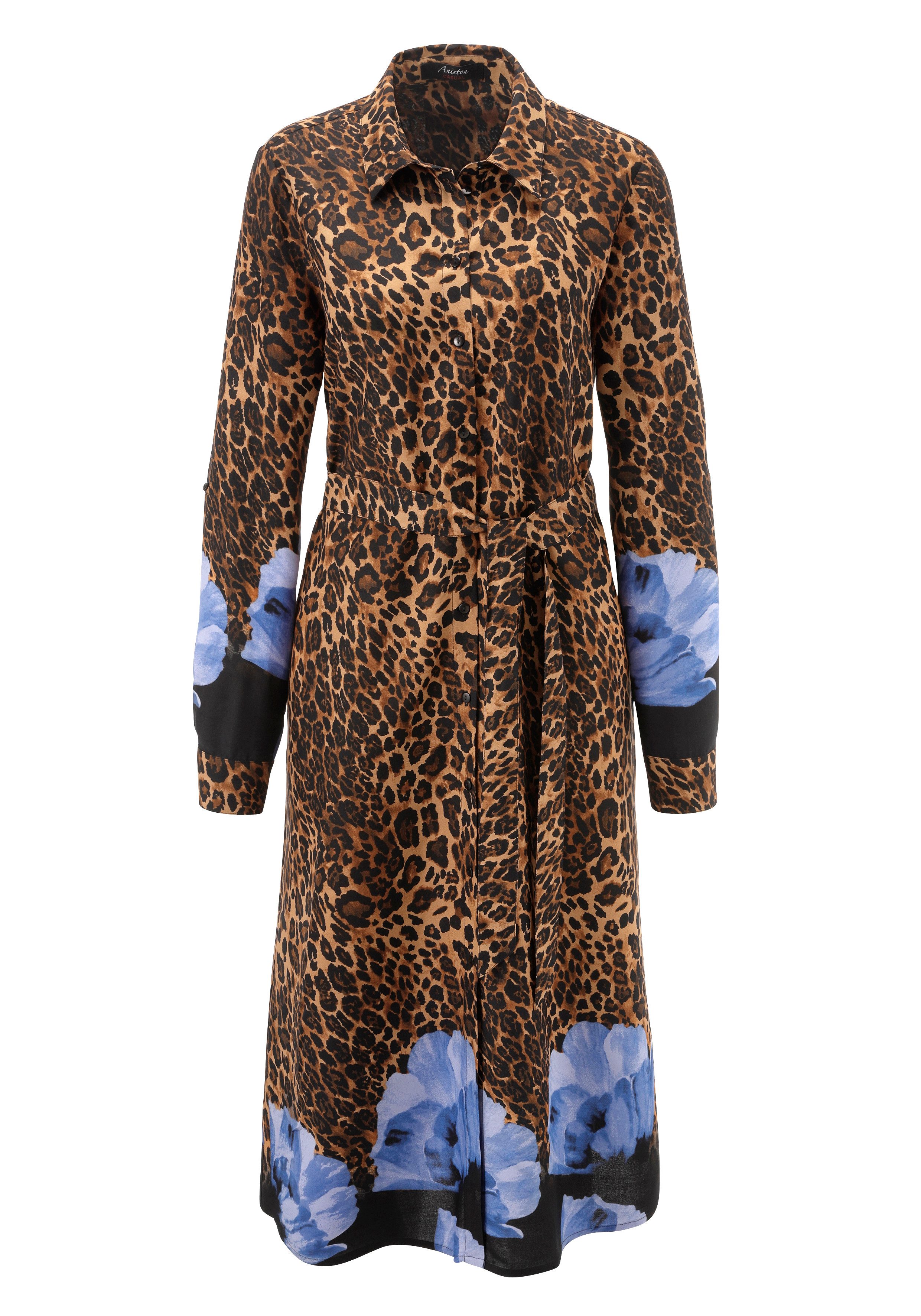 Aniston CASUAL Blousejurk (Met een afneembare bindceintuur)