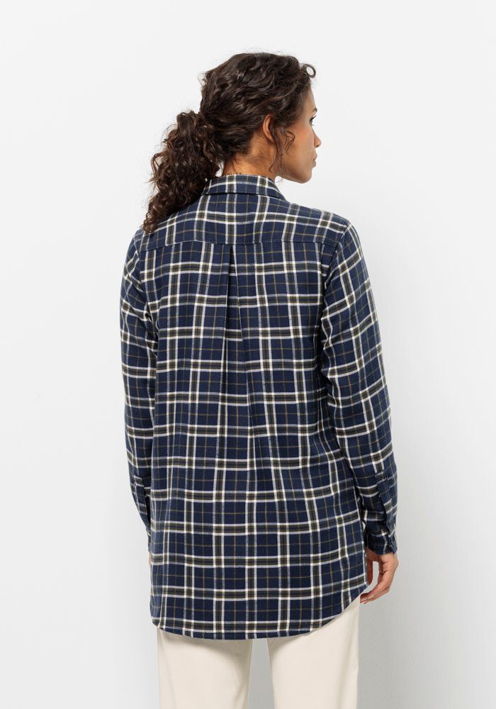 Jack Wolfskin Flanellen blouse MORGENLUFT SHIRT W