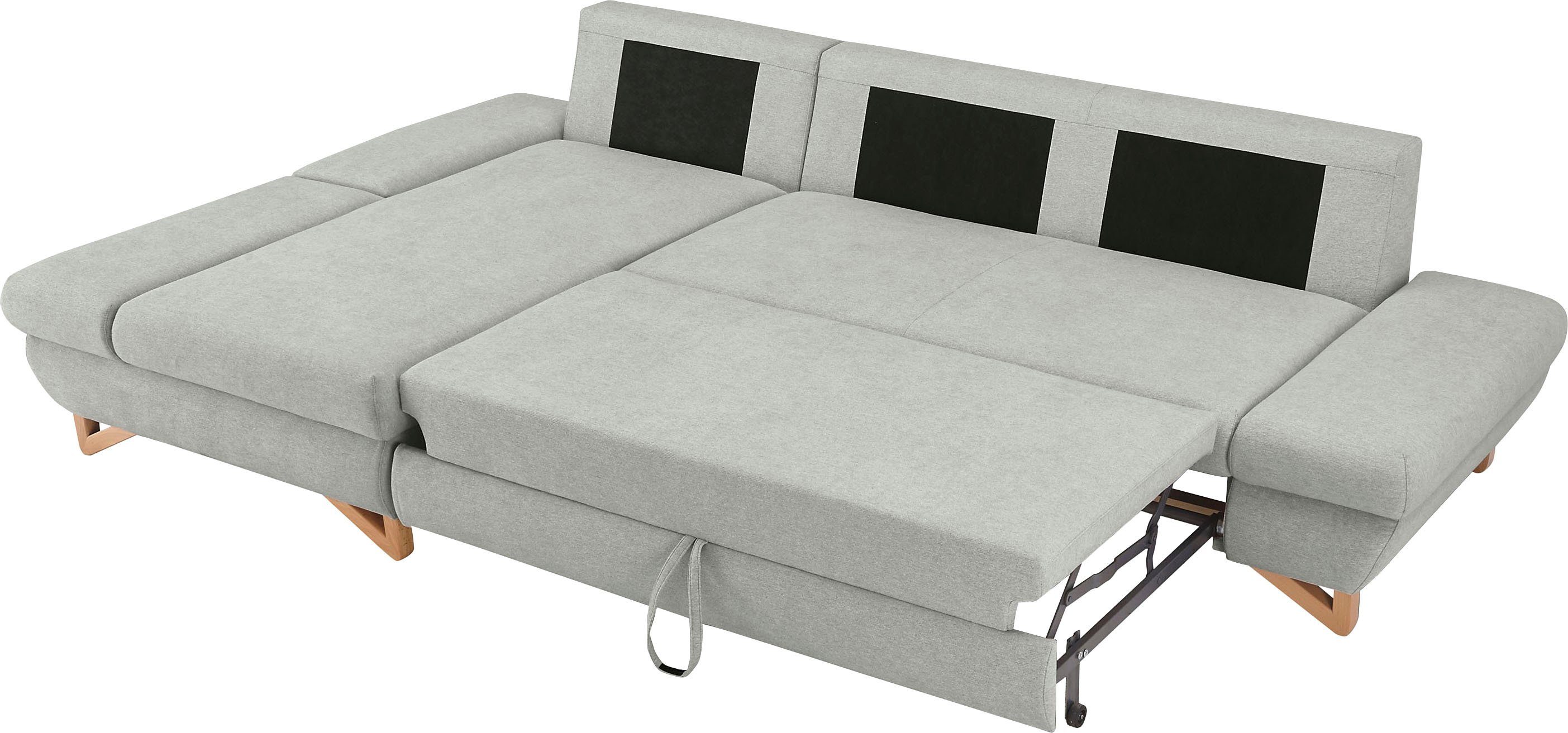 INOSIGN Slaapbank City/Giron comfortabele slaapbank (ligoppervlak 245 x 138 cm) en bedlade