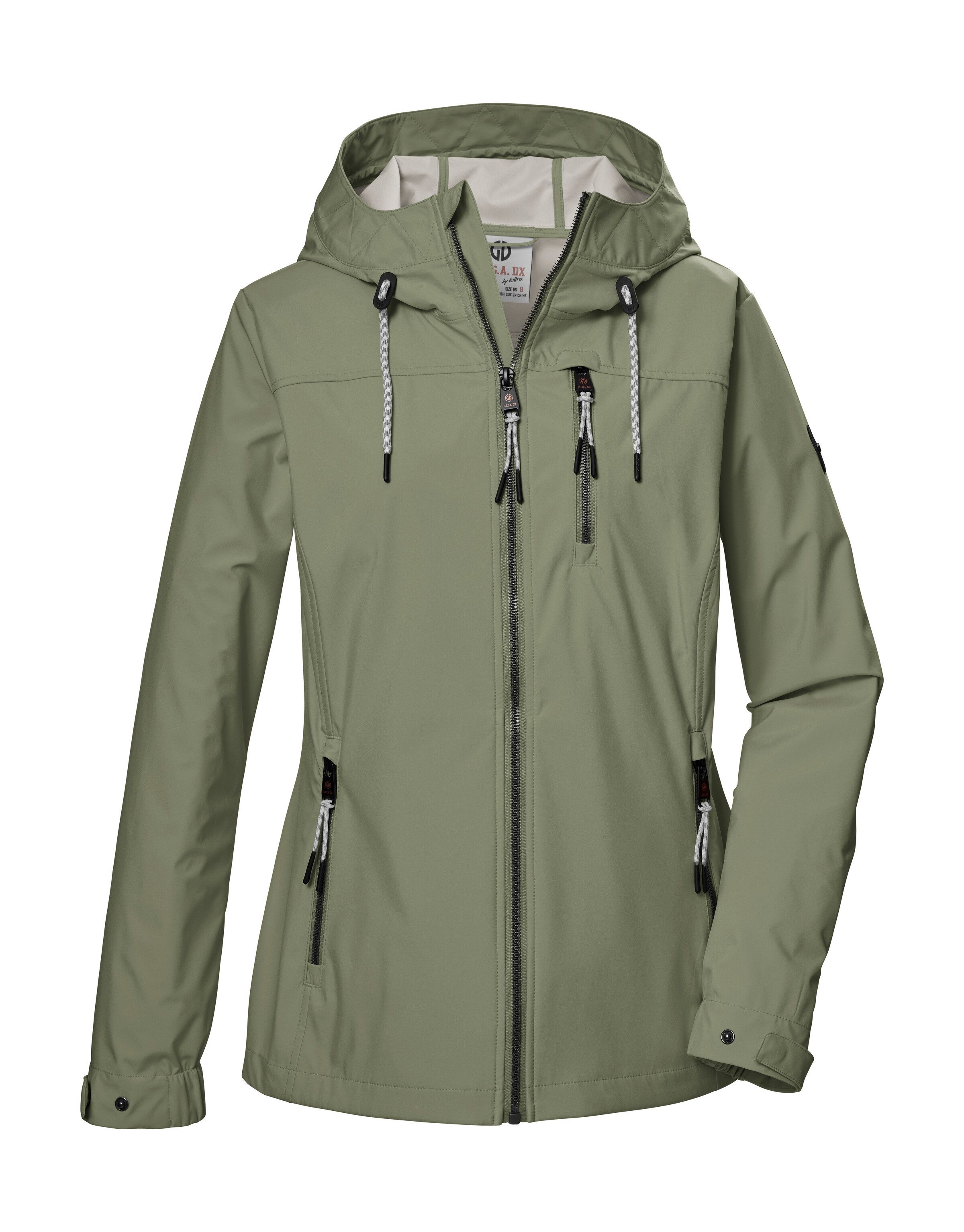 G.I.G.A. DX by killtec Softshell-jack GS 74 WMN SFTSHLL JCKT Softshelljack: waterafstotend, winddicht, PFAS-vrij geïmpregneerd