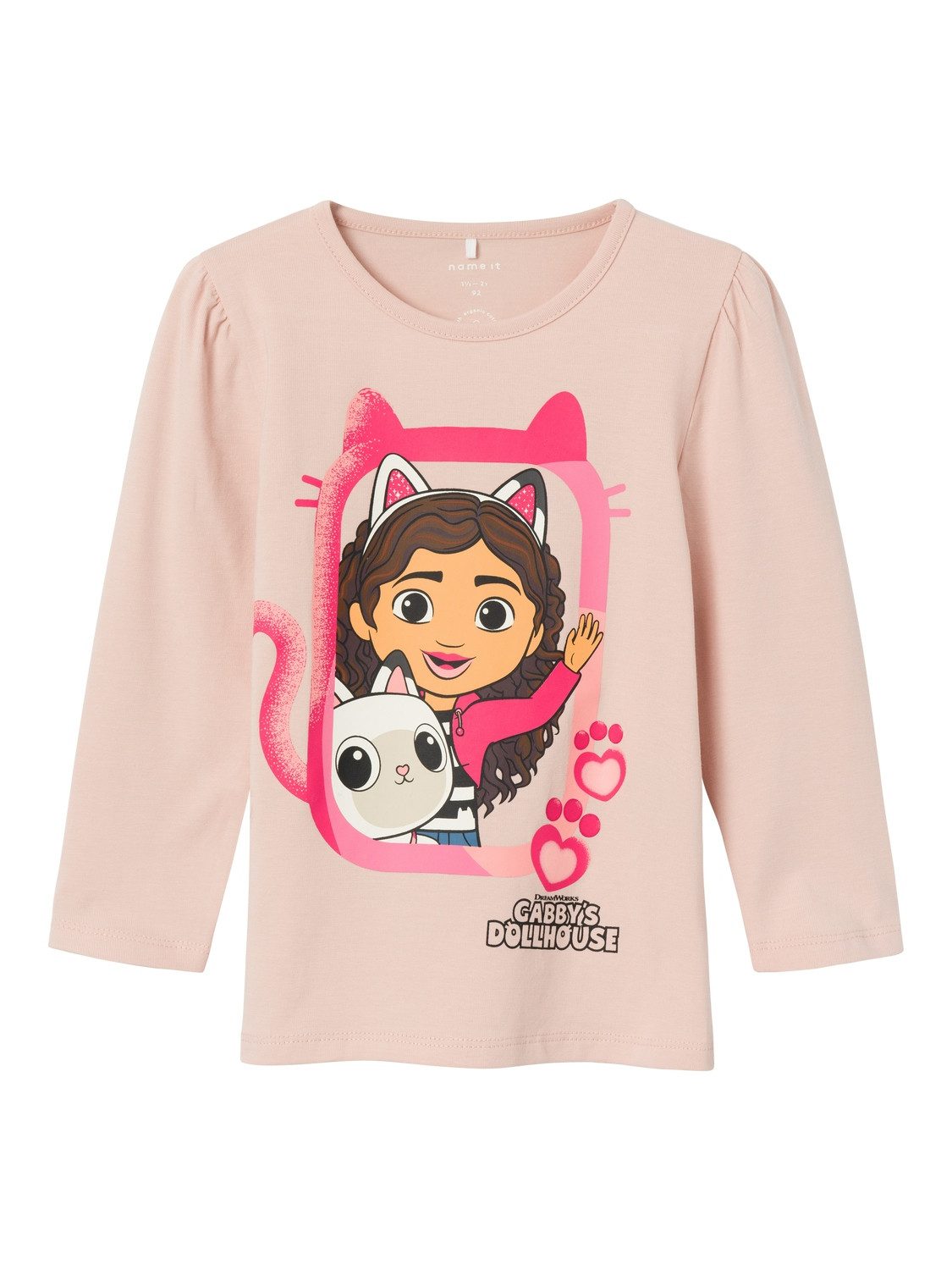 Name It Shirt met lange mouwen NMFNESSIE GABBY LS TOP NOOS VDE