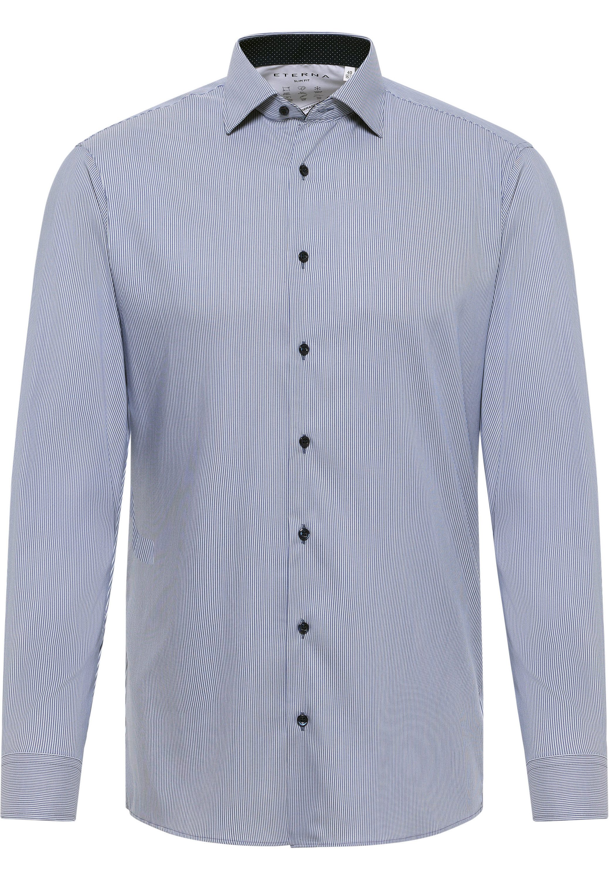 Eterna Overhemd met lange mouwen Slim fit EASY IRON (gemakkelijk te strijken)