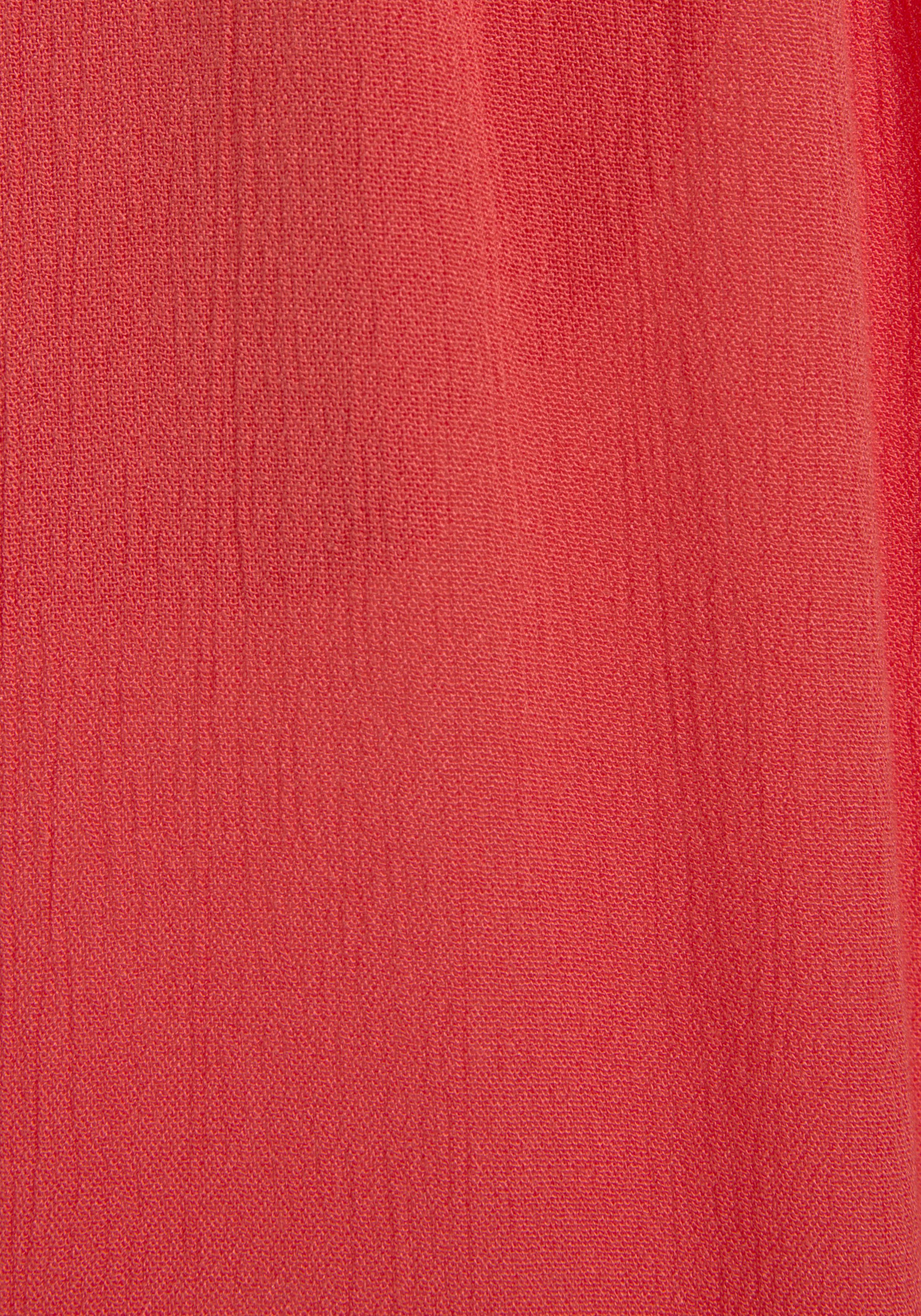 s.Oliver RED LABEL Beachwear Jumpsuit in culotte-stijl van viscose-crêpe