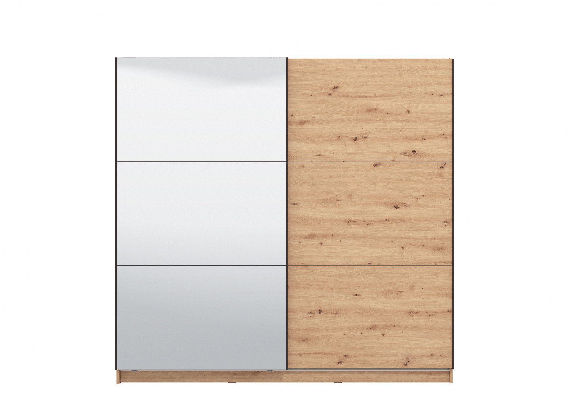 INOSIGN Zweefdeurkast Sierra kledingkast met spiegel linnenkast garderobe Topseller INCLUSIEF interne indeling, FSC®-gecertificeerd, OTTOs Choice