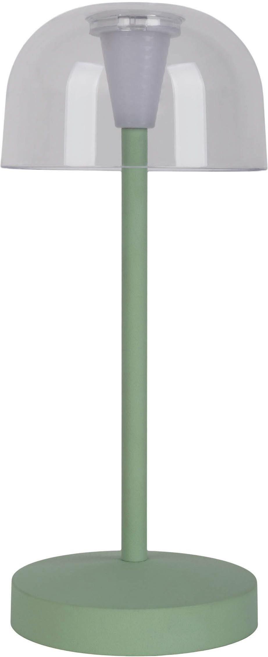 näve Led-tafellamp Gomba 18,5 cm 2-delig set, oplaadbaar, usb-kabel, geheugenfunctie, traploos dimbaar (2 stuks)