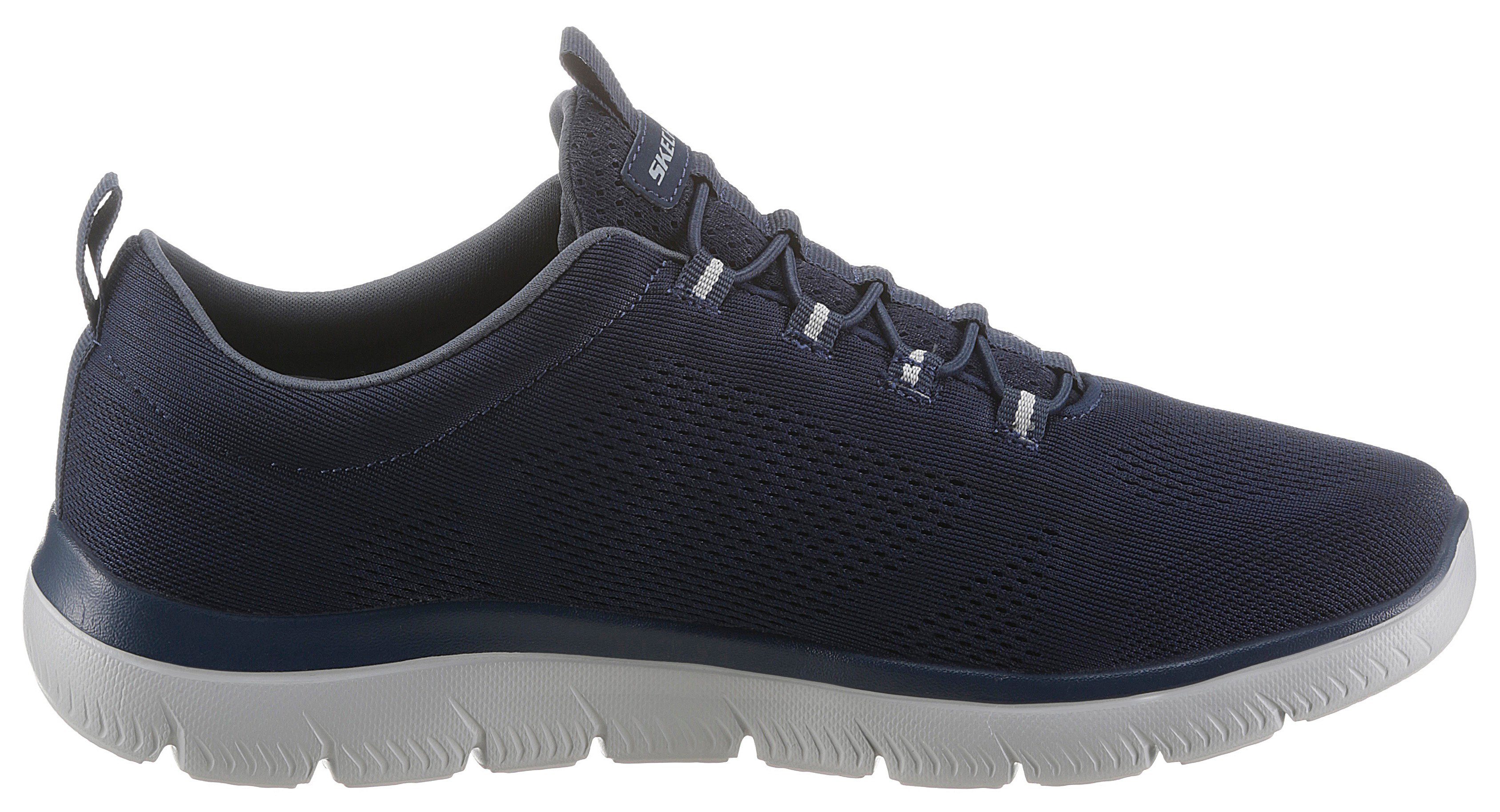 Skechers Slip-on sneakers Summits Vrijetijdsschoen, slipper, comfortschoen met elastiek om in te stappen