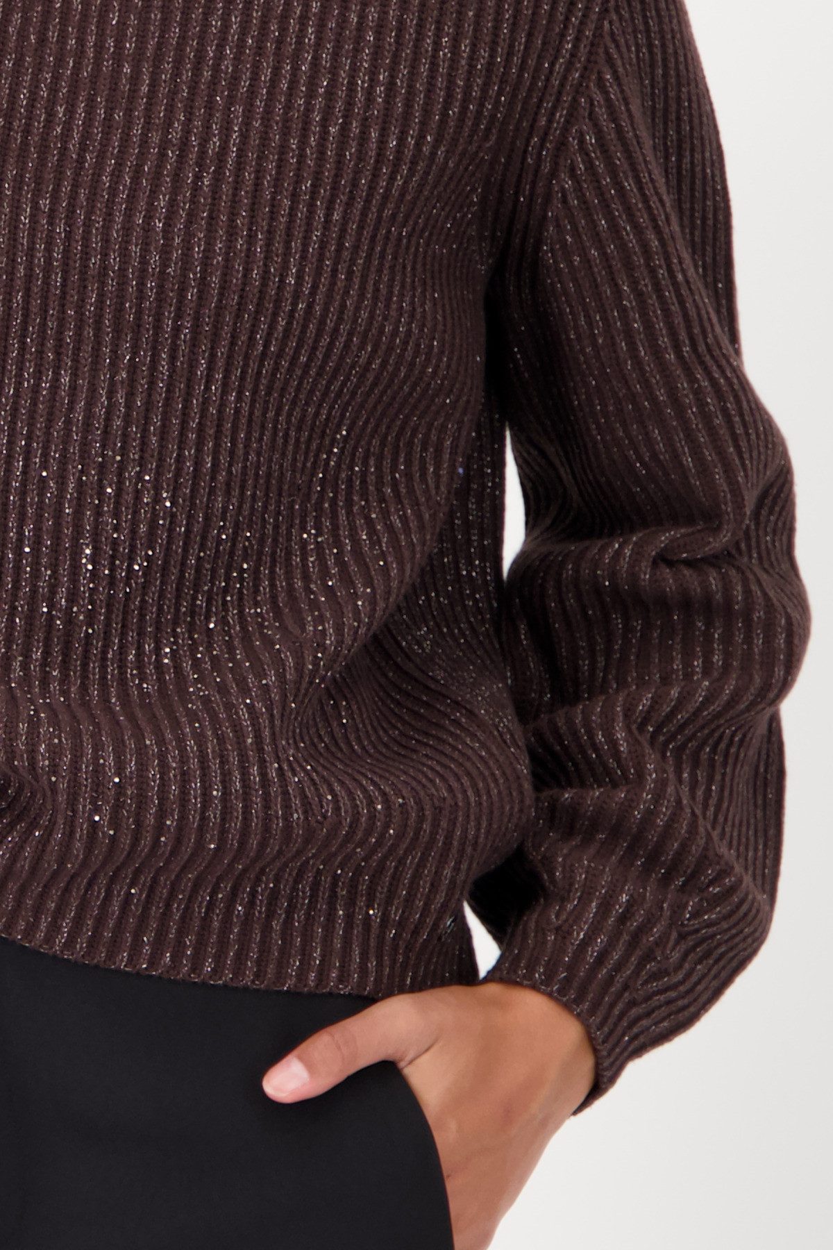 Monari Coltrui Pullover Lurex + Schmuck