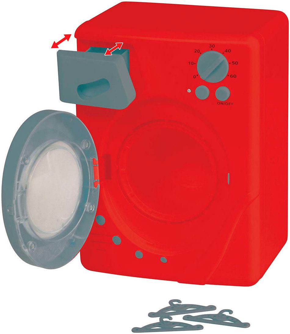 Happy People Kinderhuishoudset Wasmachine en strijkijzer met licht- en geluidseffect