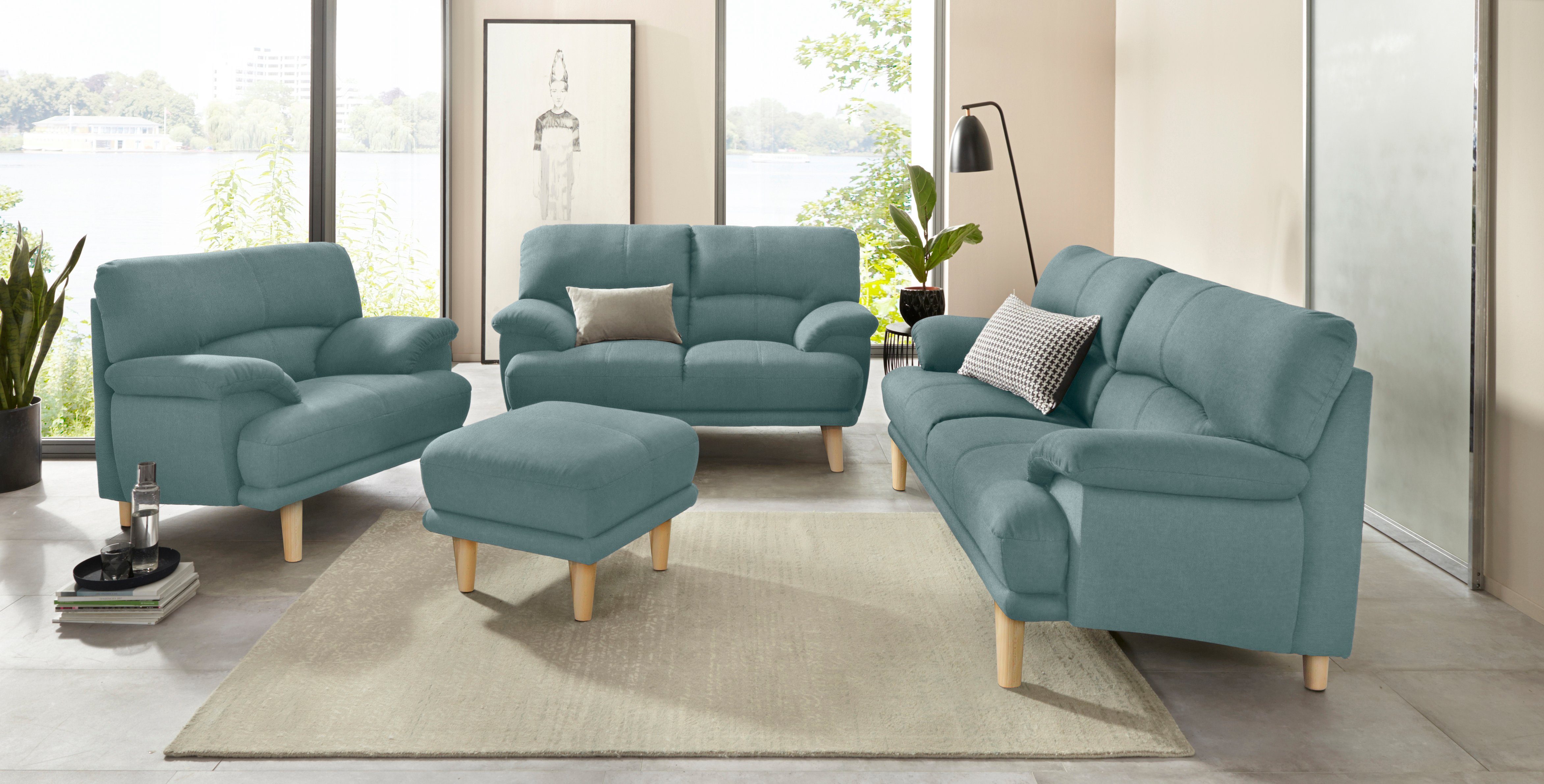 TRENDMANUFAKTUR Fauteuil Cecilia, loungestoel, Italiaans ontwerp, comfortabele armleuningen
