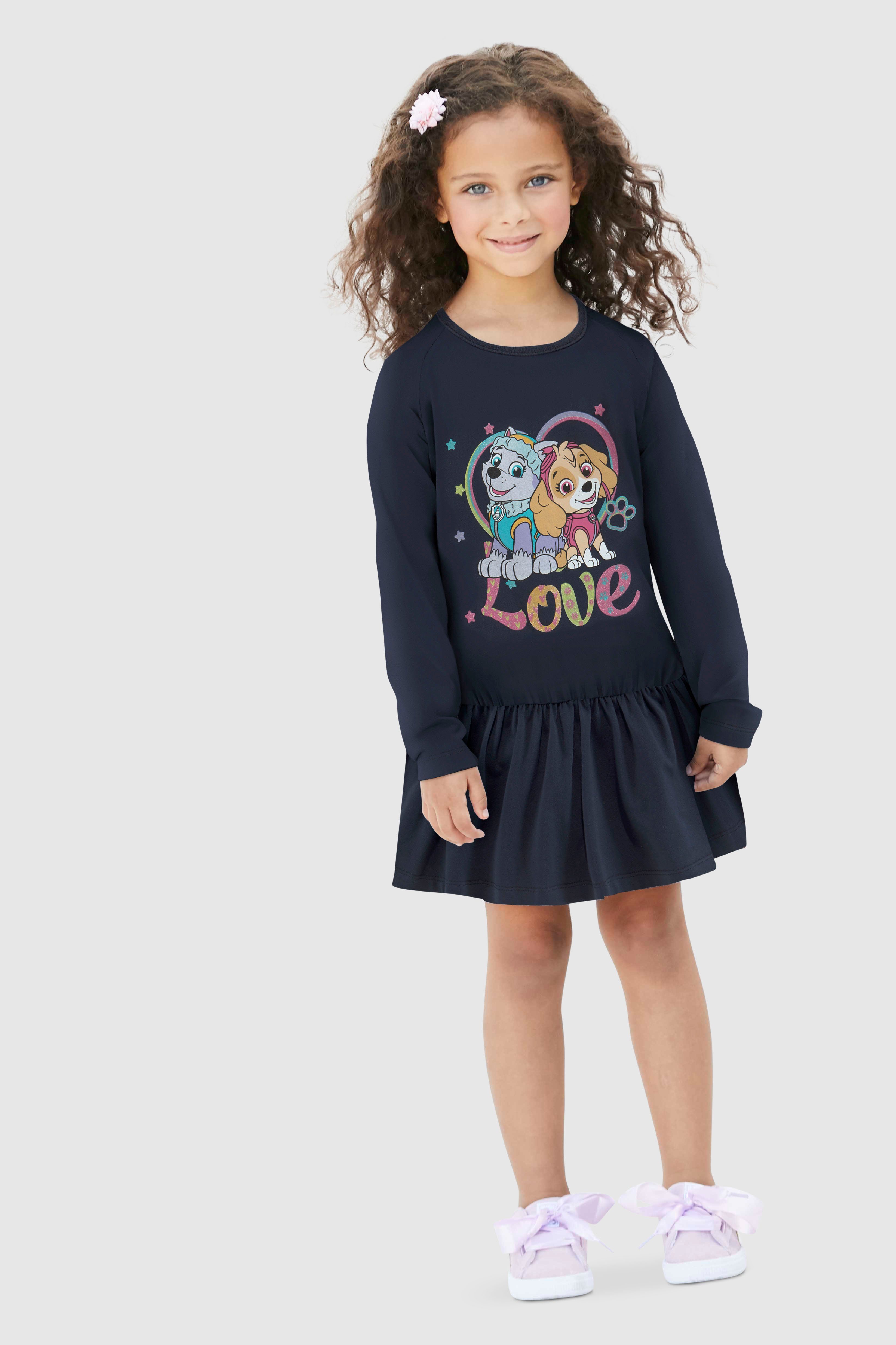 PAW PATROL Jerseyjurk Print met EVEREST en SKYE