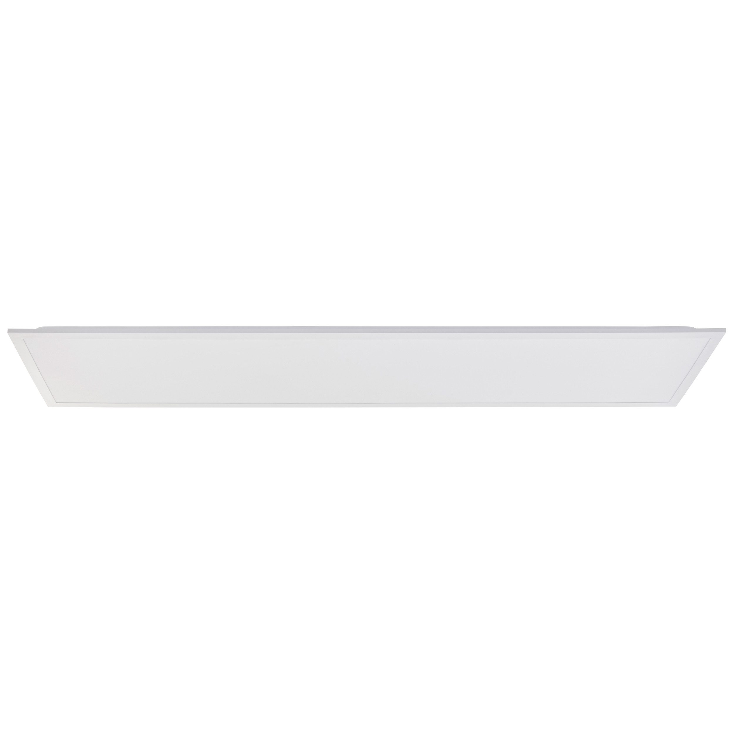 Brilliant Leuchten Led-plafondlamp Briston LED plafondopbouw-paneel, 120x30 cm, 4600 lm, 4000 K, aluminium