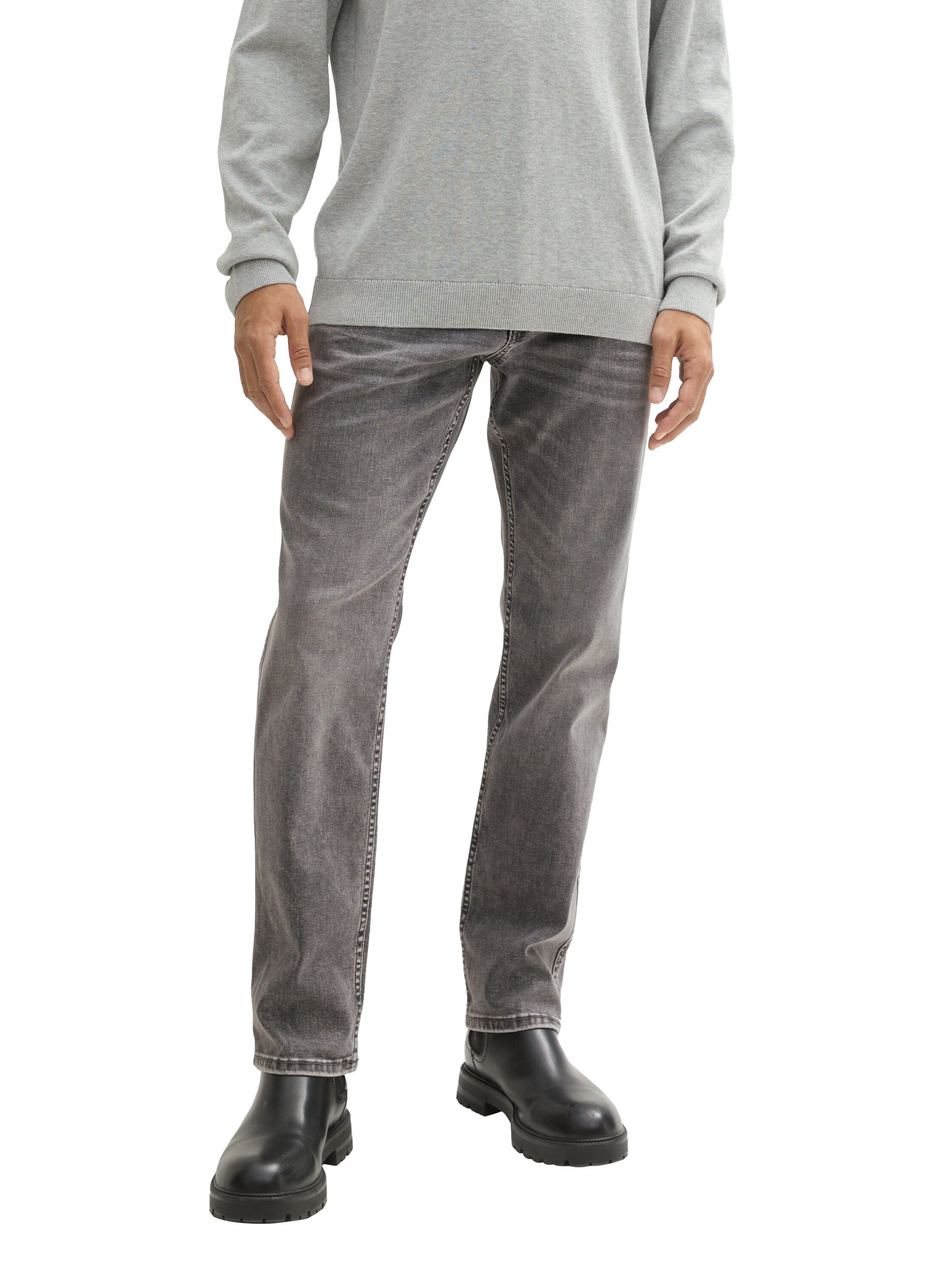 Tom Tailor Straight jeans Marvin in five-pocketsstijl heren straight jeans maat 33 grijs