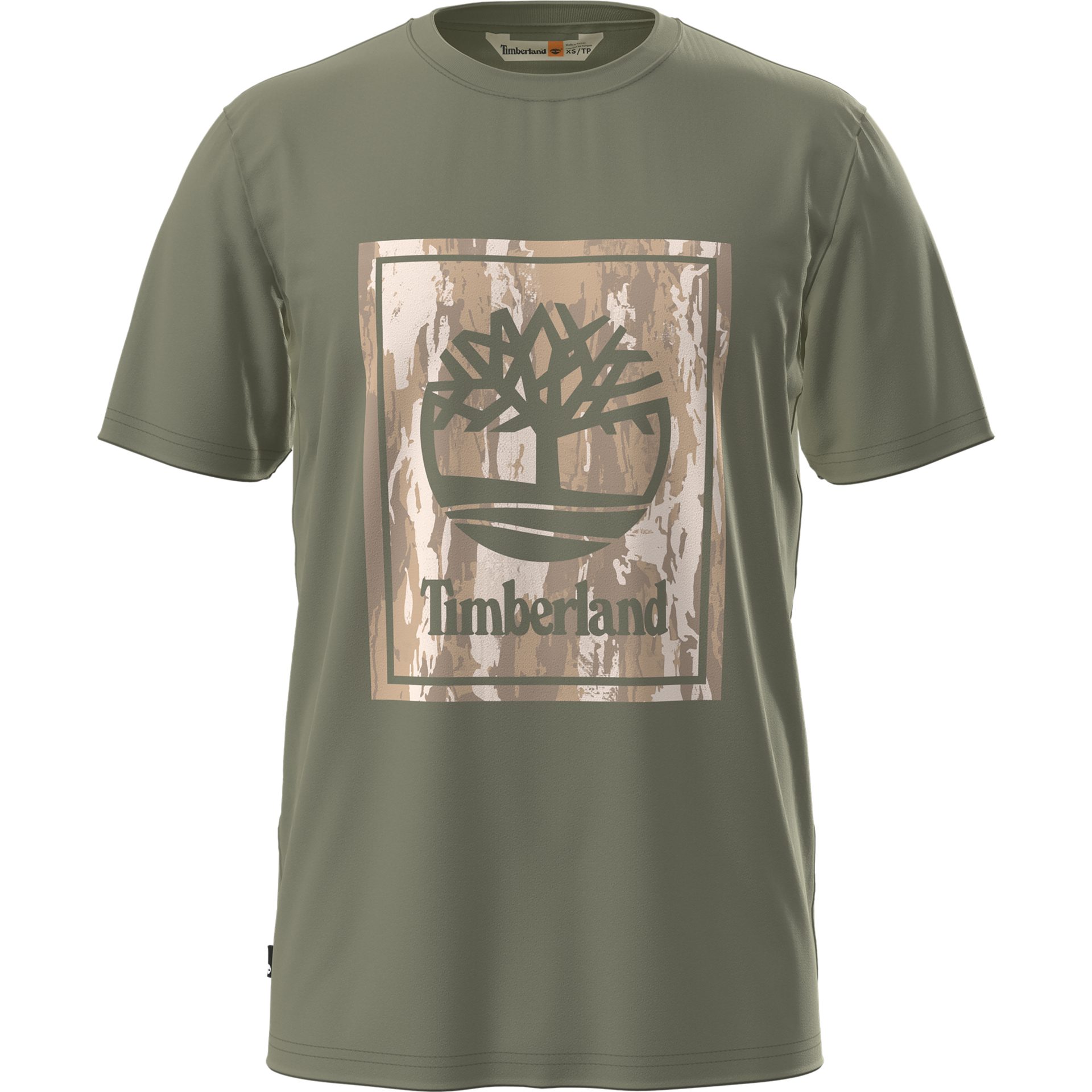Timberland T-shirt STACK LOGO Camo Short Sleeve Tee