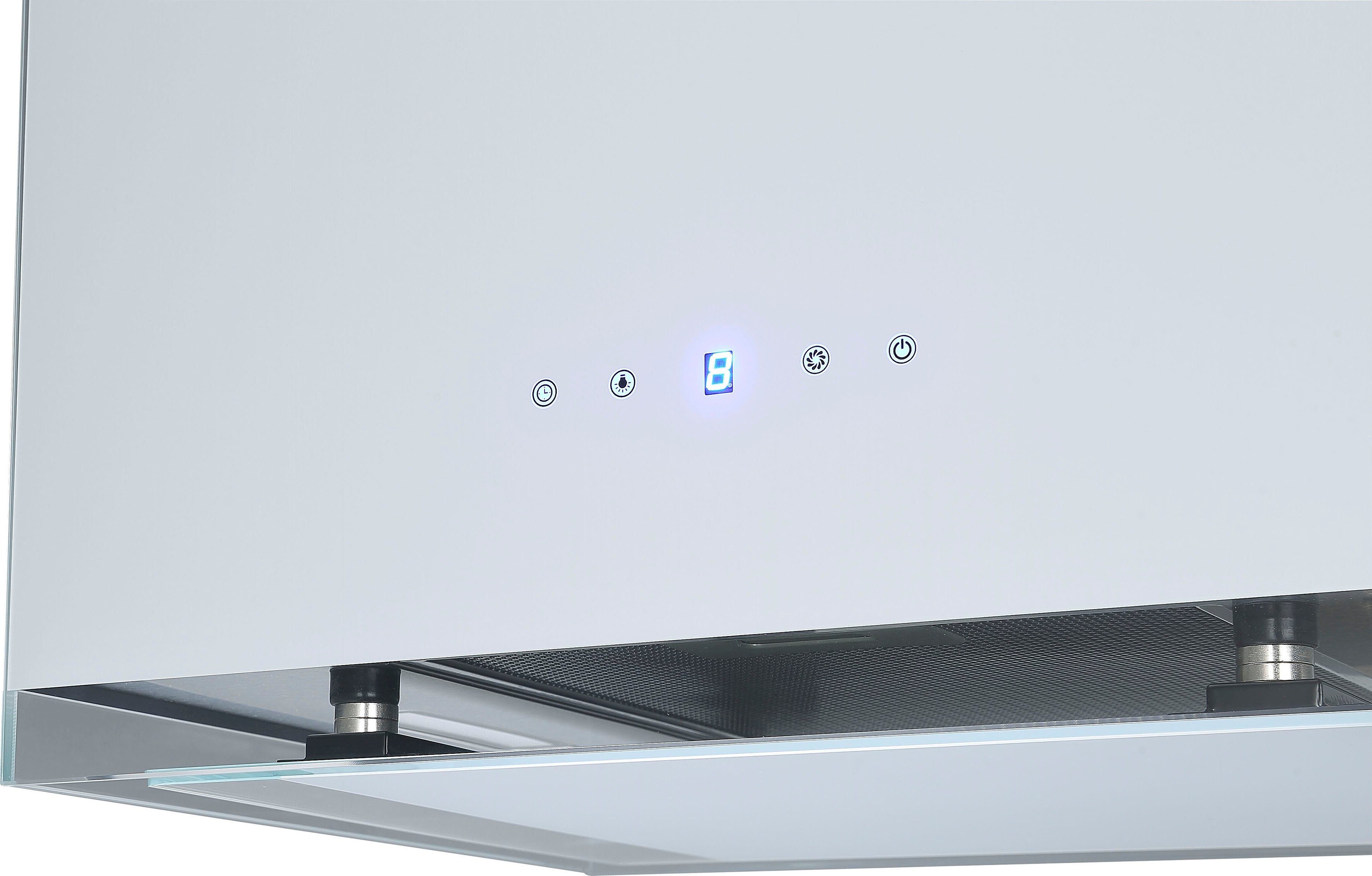 RESPEKTA Afzuigkap voor kookeiland CH 11050 50 cm, recirculatie, 3 vermogensniveaus, led-verlichting, afstandsbediening