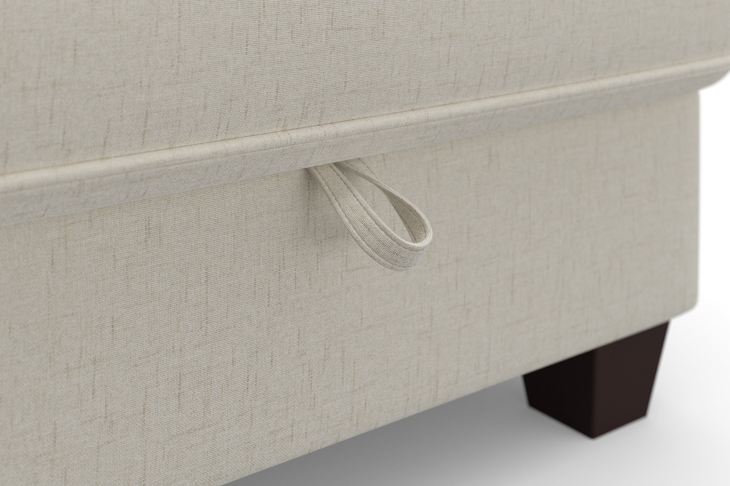 Home affaire Zithoek County U-model naar keuze ottomane links of rechts, met binnenveringsinterieur (3-delig)
