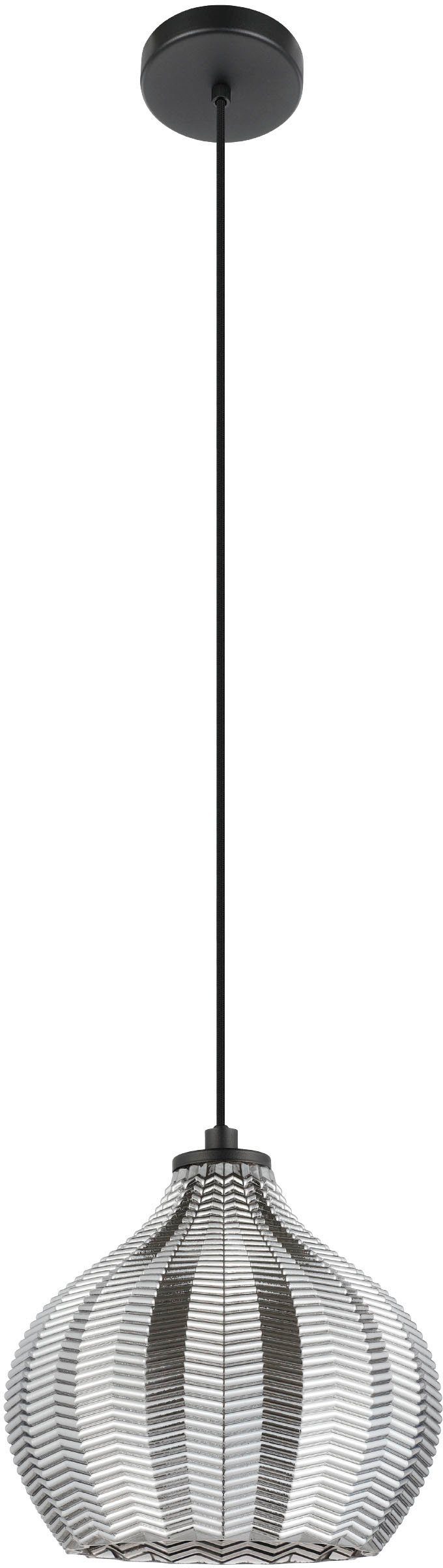 EGLO Hanglamp TAMALLAT Hanglamp in zwart van staal - excl. E27 - 40W (1 stuk)
